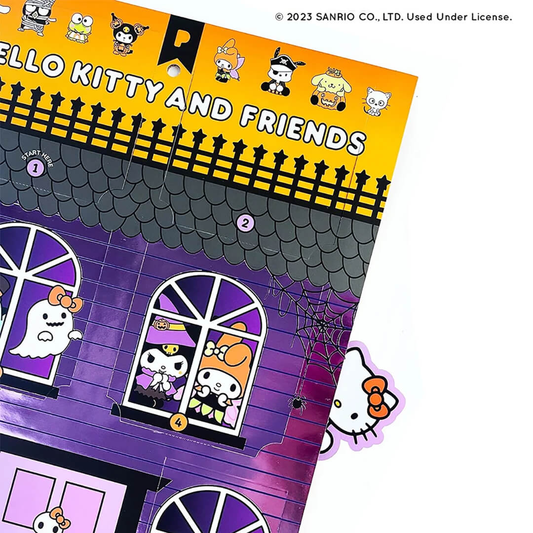 Hello Kitty And Friends Halloween Sticker Countdown Wall Calendar - bubblegum market