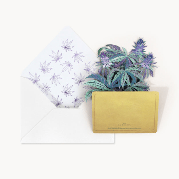 Herb Bouquet Pop - Up Card - bubblegum market