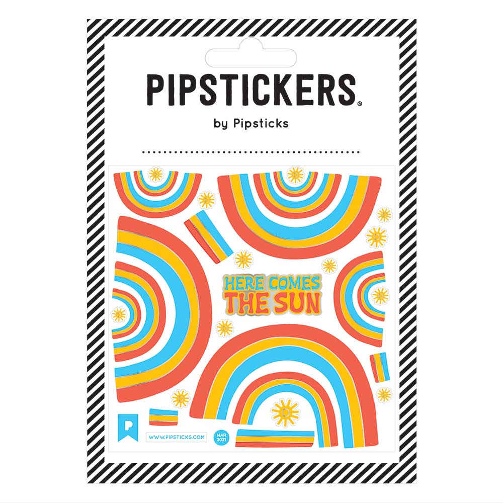 Here Comes The Sun Stickers - bubblegum market
