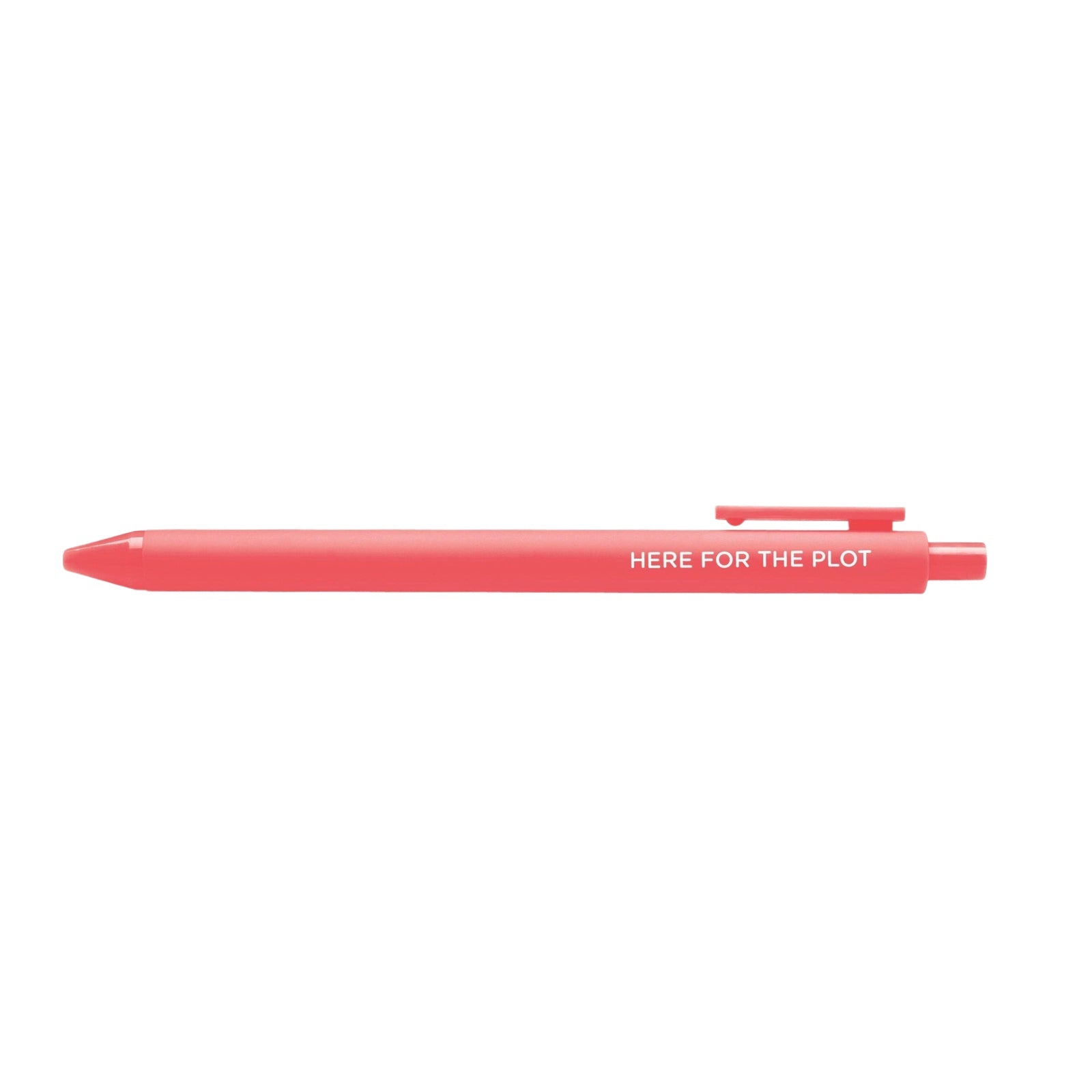 HERE FOR THE PLOT Gel Pen - bubblegum market