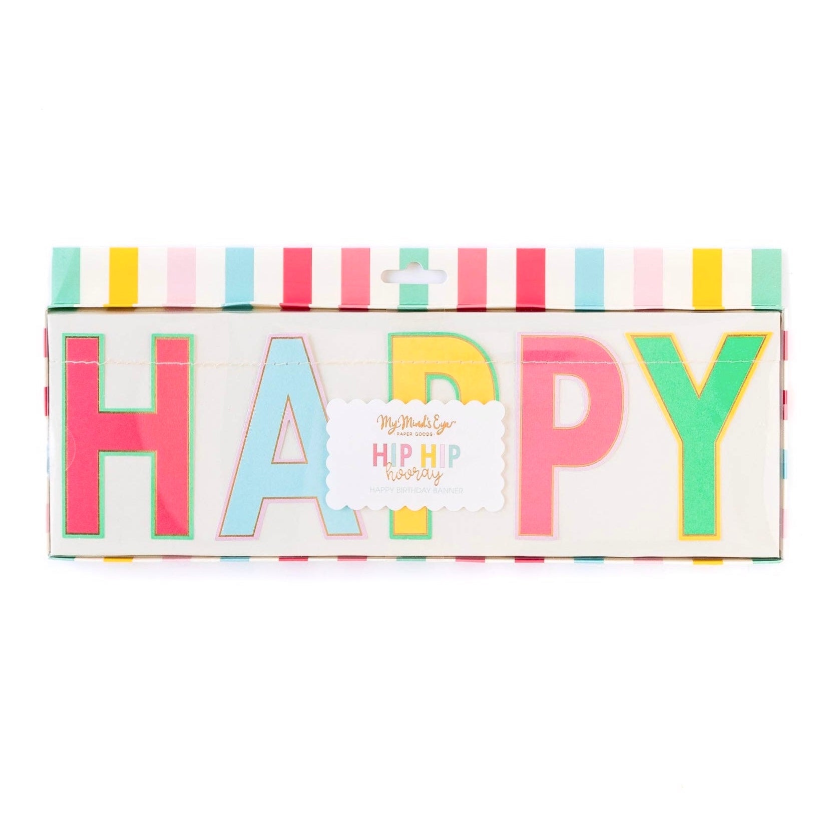Hip Hip Hooray "HAPPY BIRTHDAY" Banner - bubblegum market