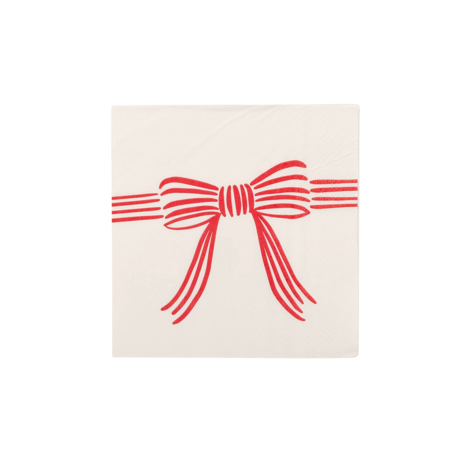 Holiday Bow Cocktail Napkins - bubblegum market