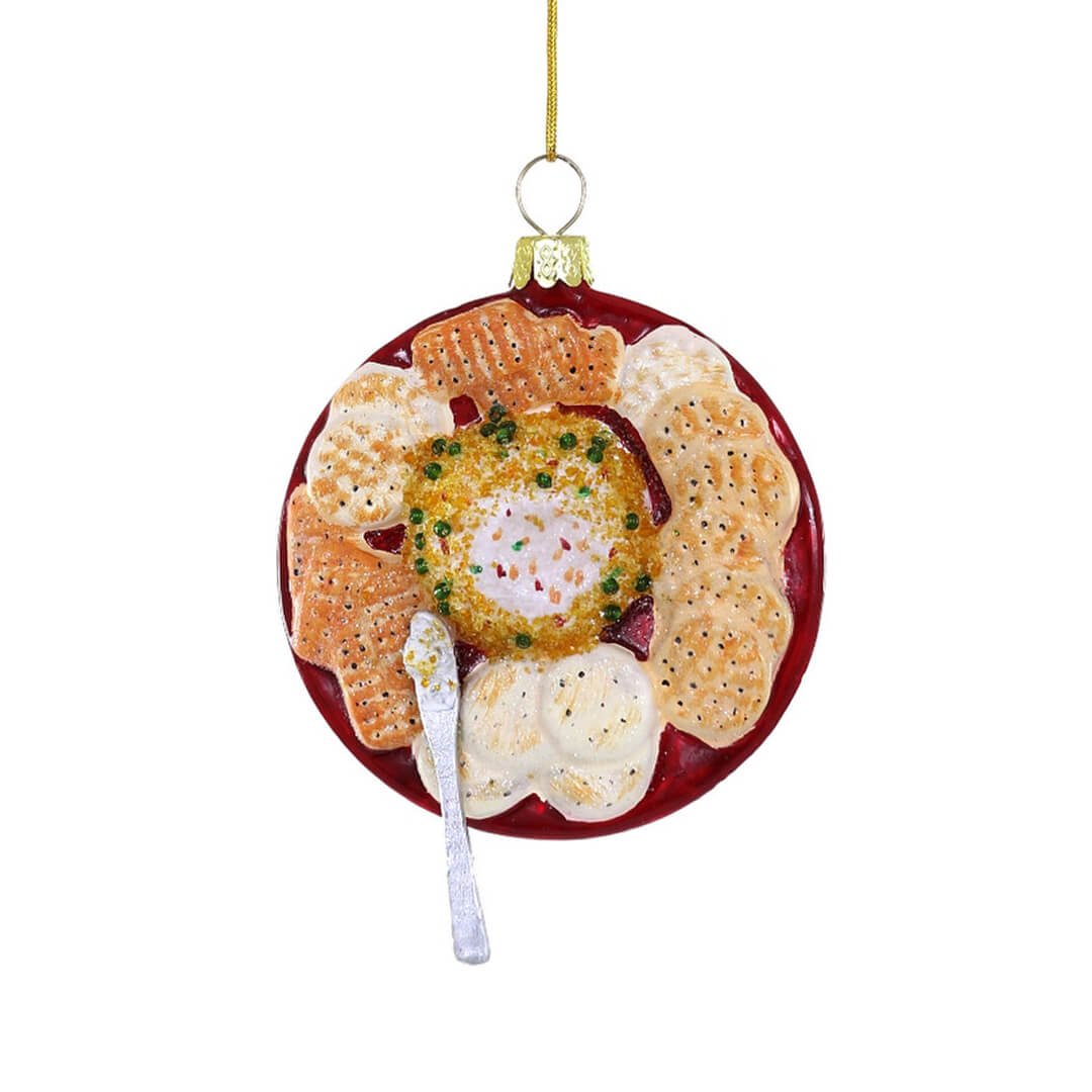 Holiday Cheese Ball Ornament 4" - bubblegum market
