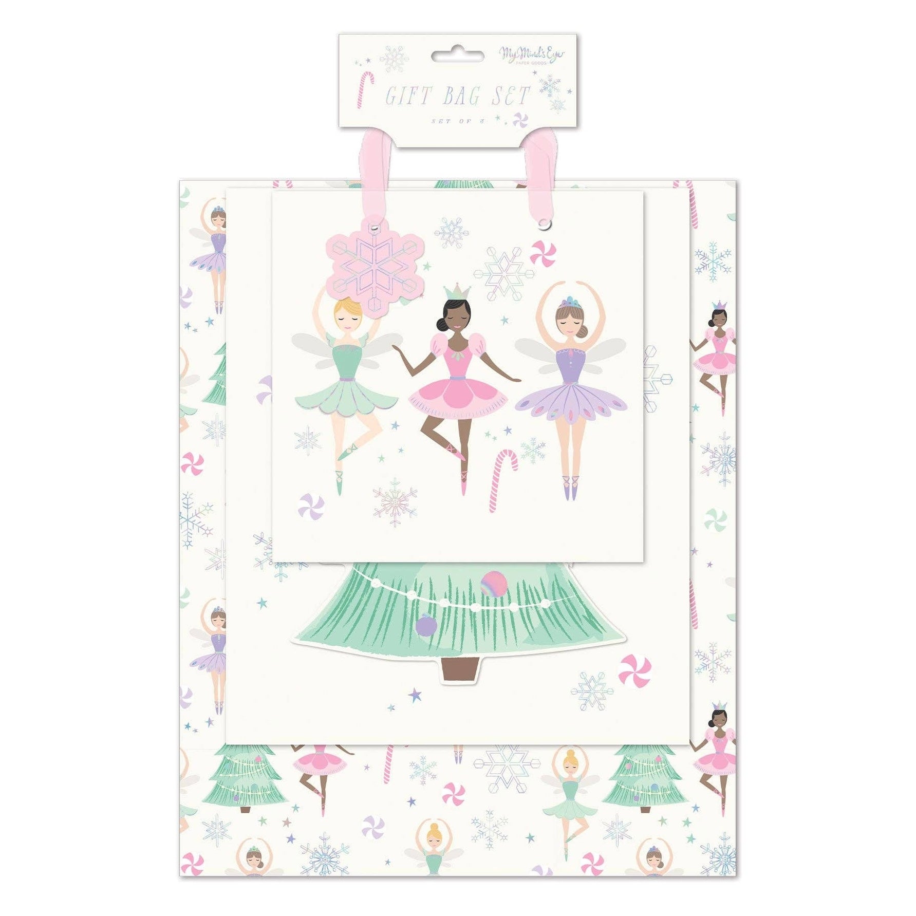 Holiday Fairies Gift Bags (Set of 3) - bubblegum market