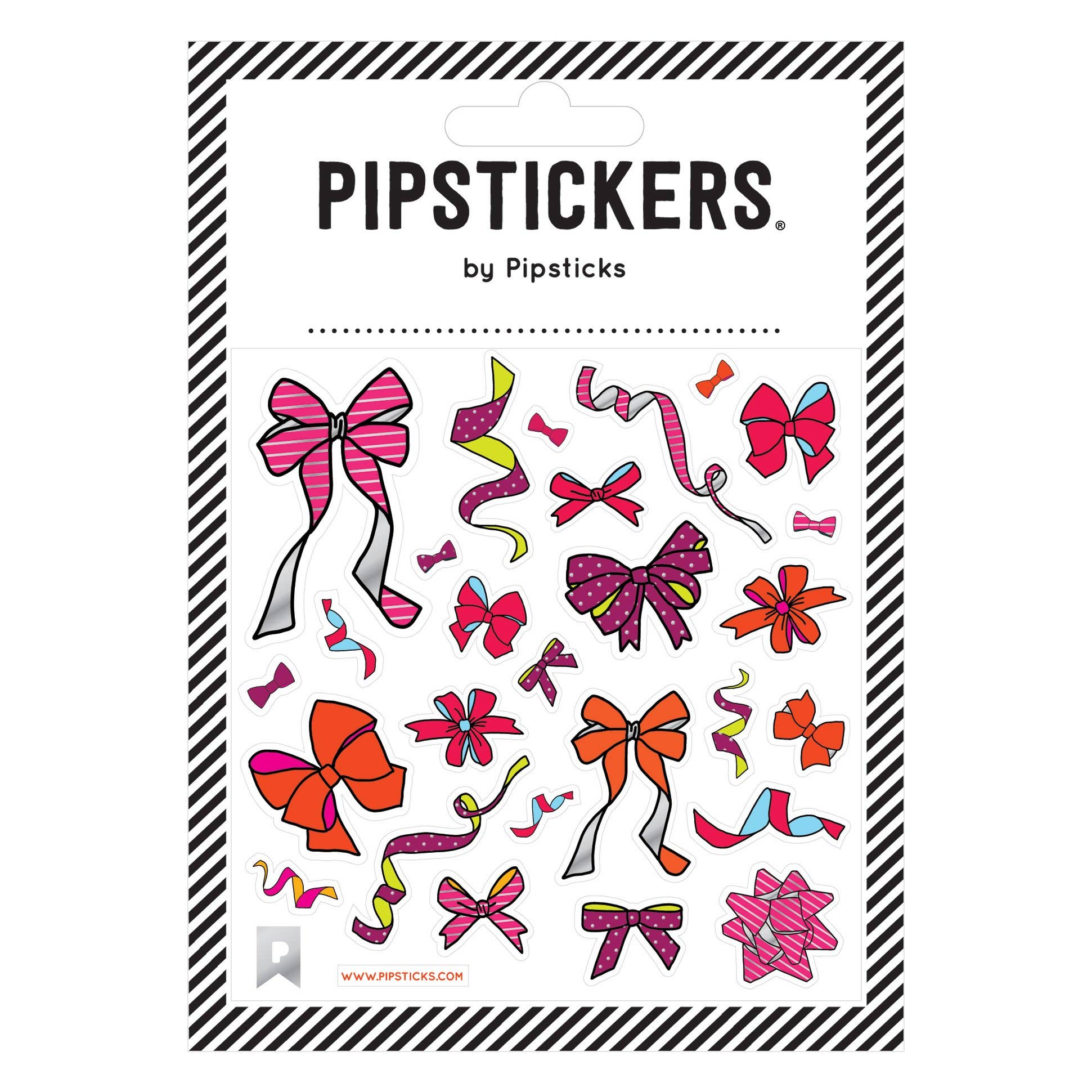Holiday Sparkle Bows Stickers - bubblegum market
