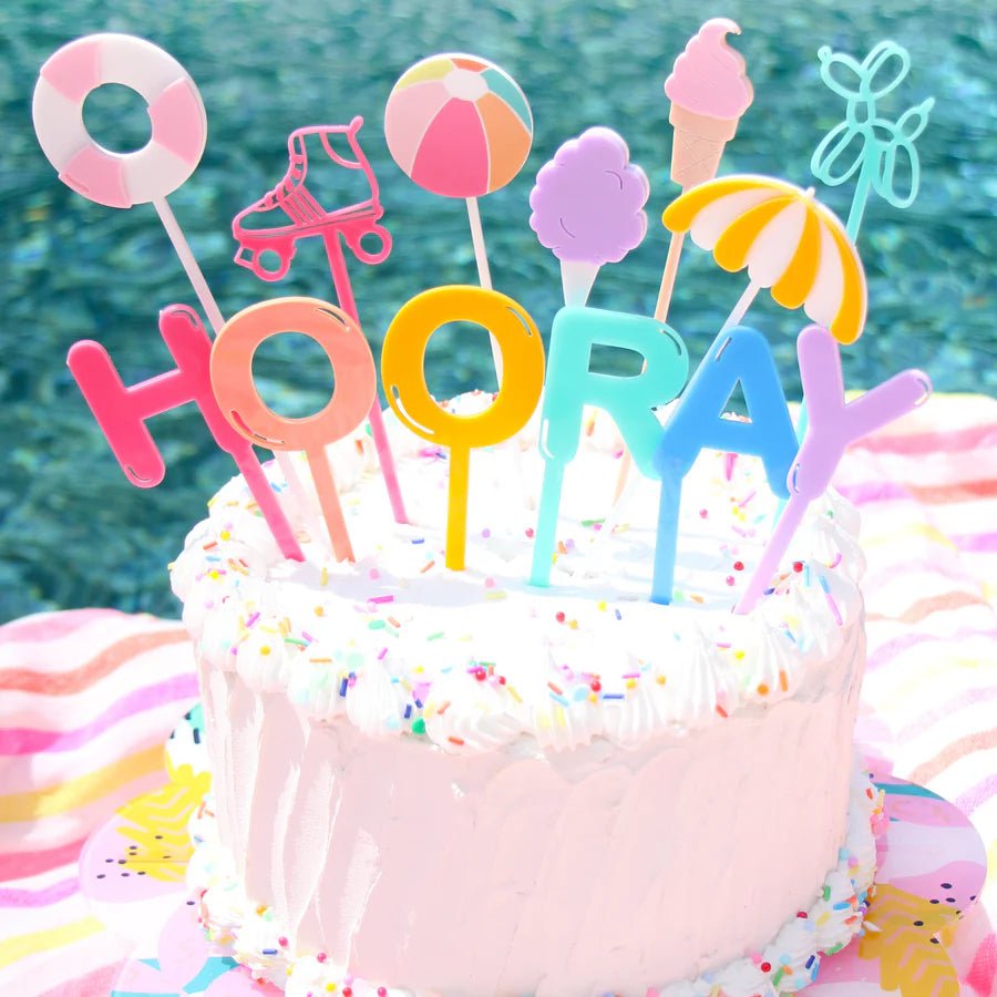 "HOORAY" Cake Topper - bubblegum market