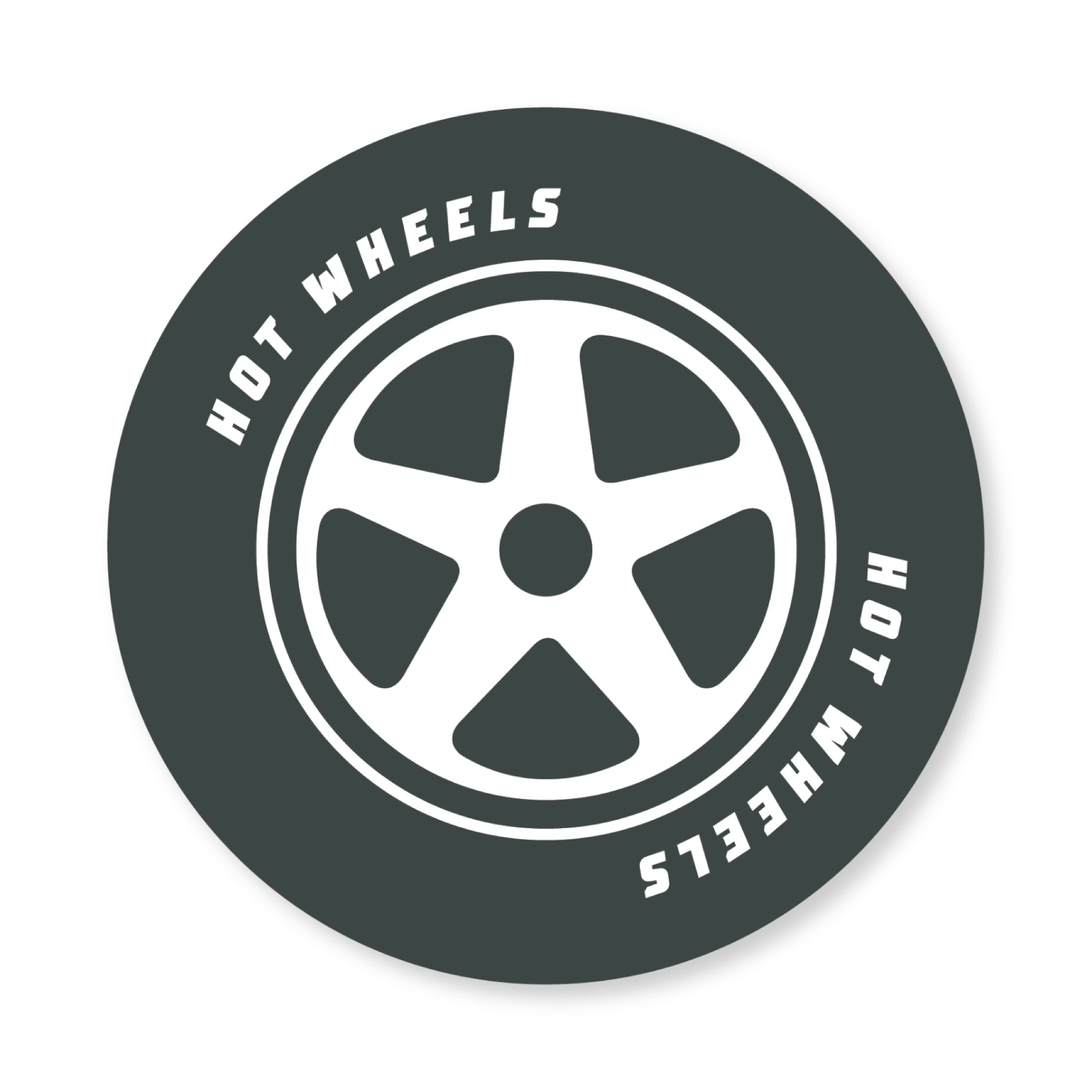 HOT WHEELS™ Black Tire Small Plates 8" - bubblegum market