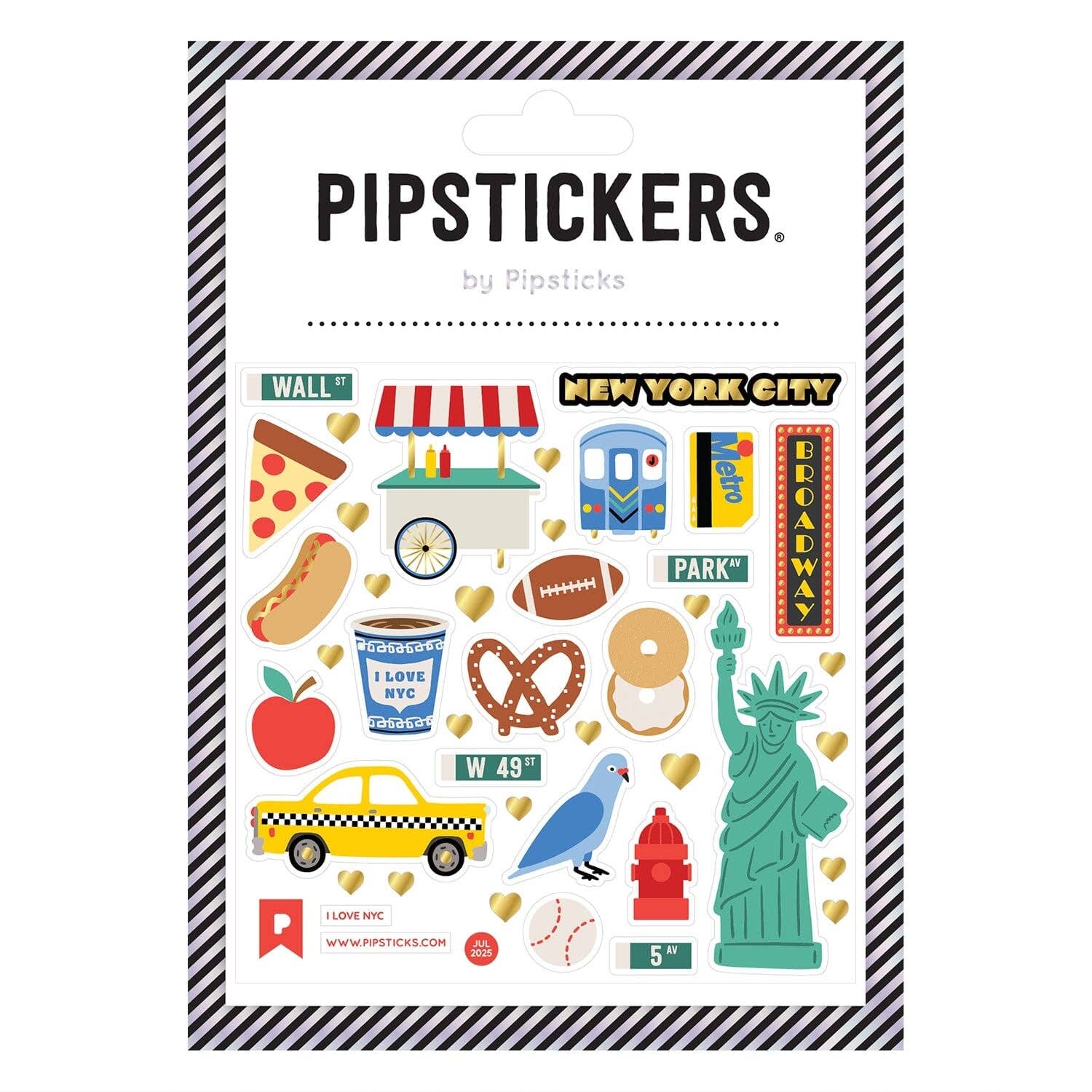 I Love NYC Stickers - bubblegum market