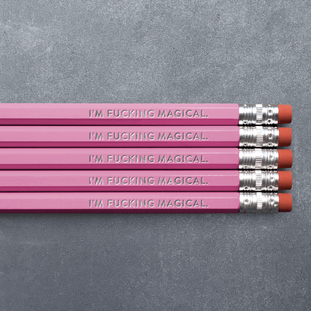 I'M FUCKING MAGICAL Pink Pencil Pack - bubblegum market