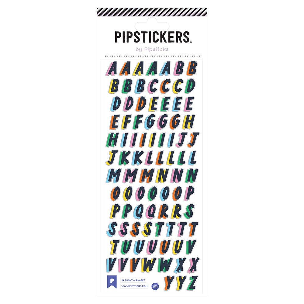 In Flight Alphabet Stickers - bubblegum market