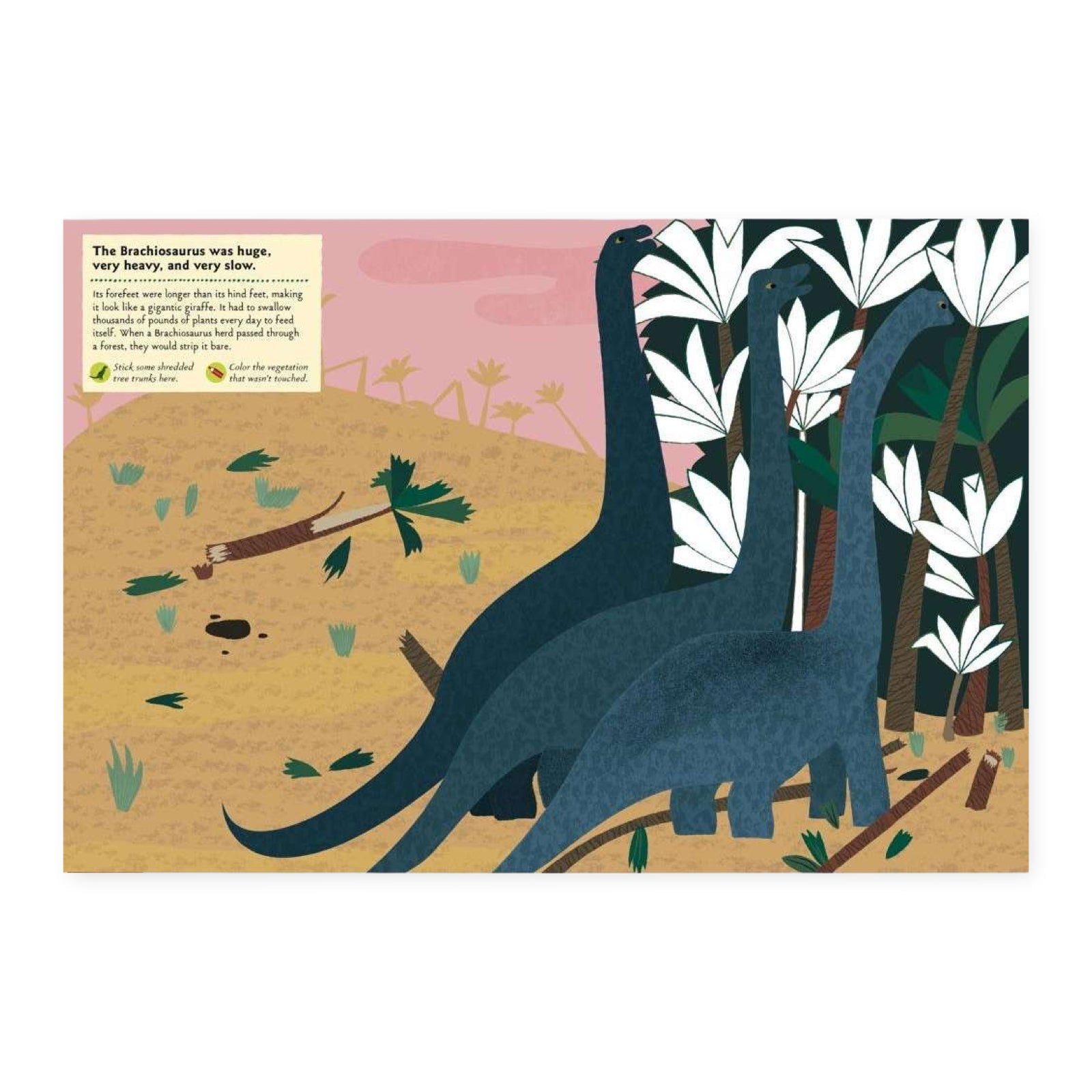 In the Age of Dinosaurs Sticker Activity Book - bubblegum market