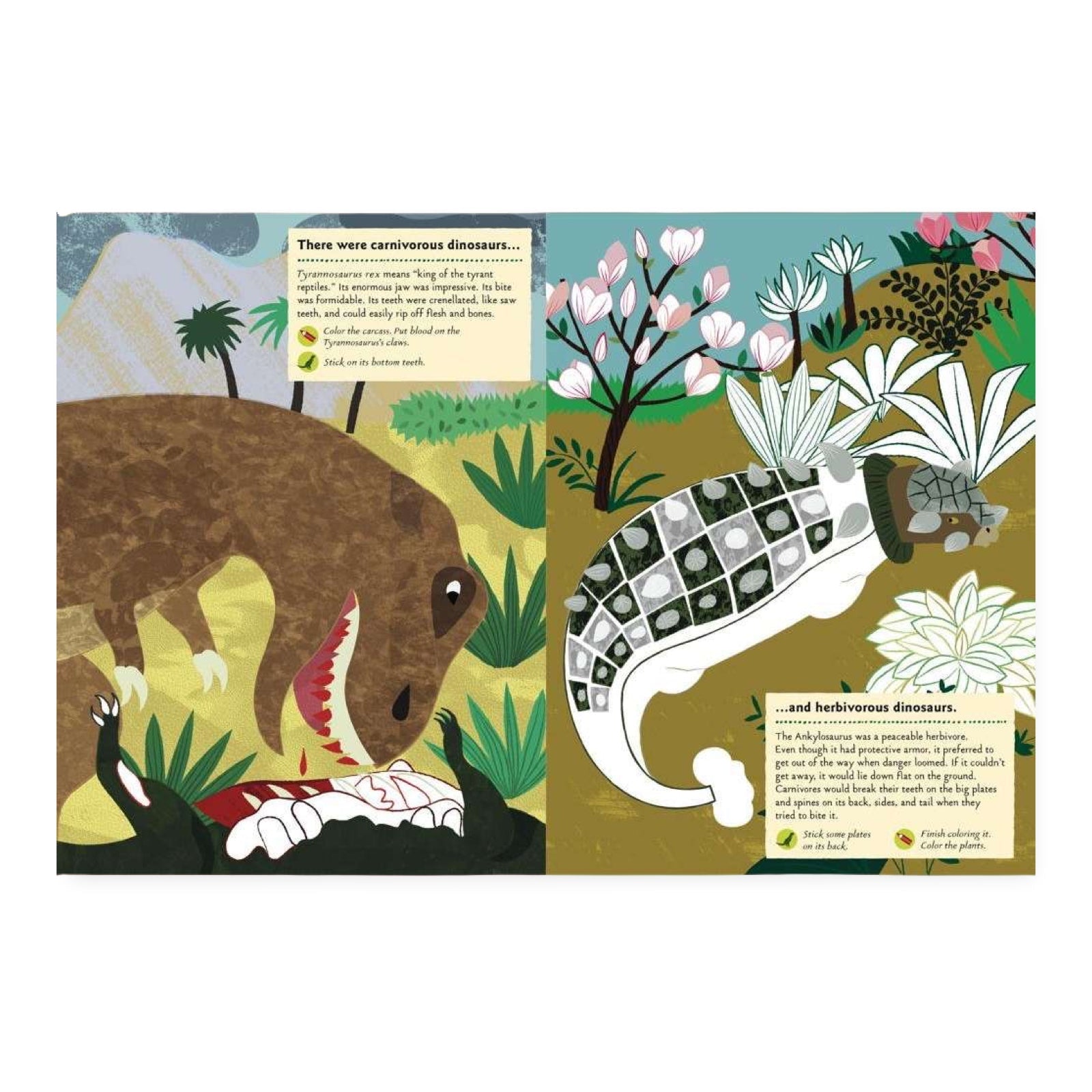 In the Age of Dinosaurs Sticker Activity Book - bubblegum market