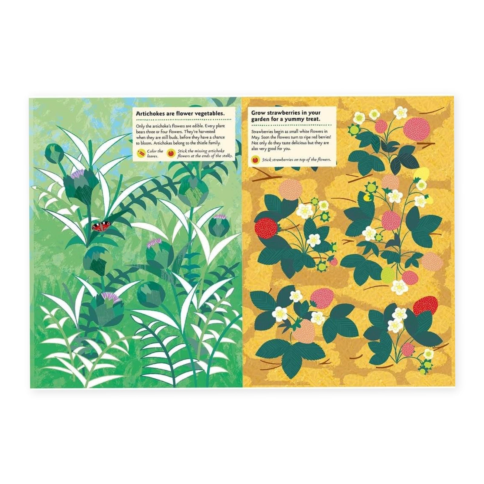 In the Vegetable Garden Sticker Activity Book - bubblegum market