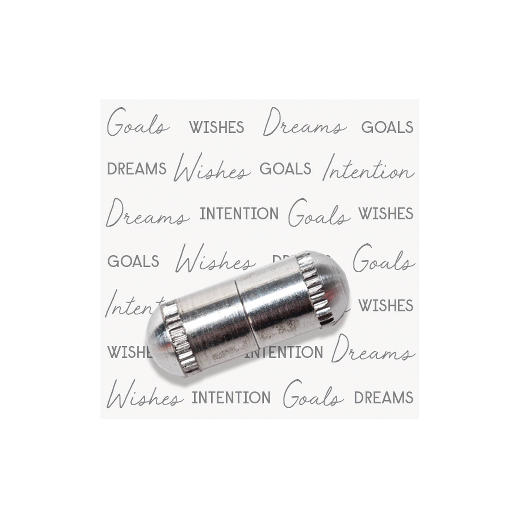 Intention / Wish Capsule w/ Paper Scroll - bubblegum market