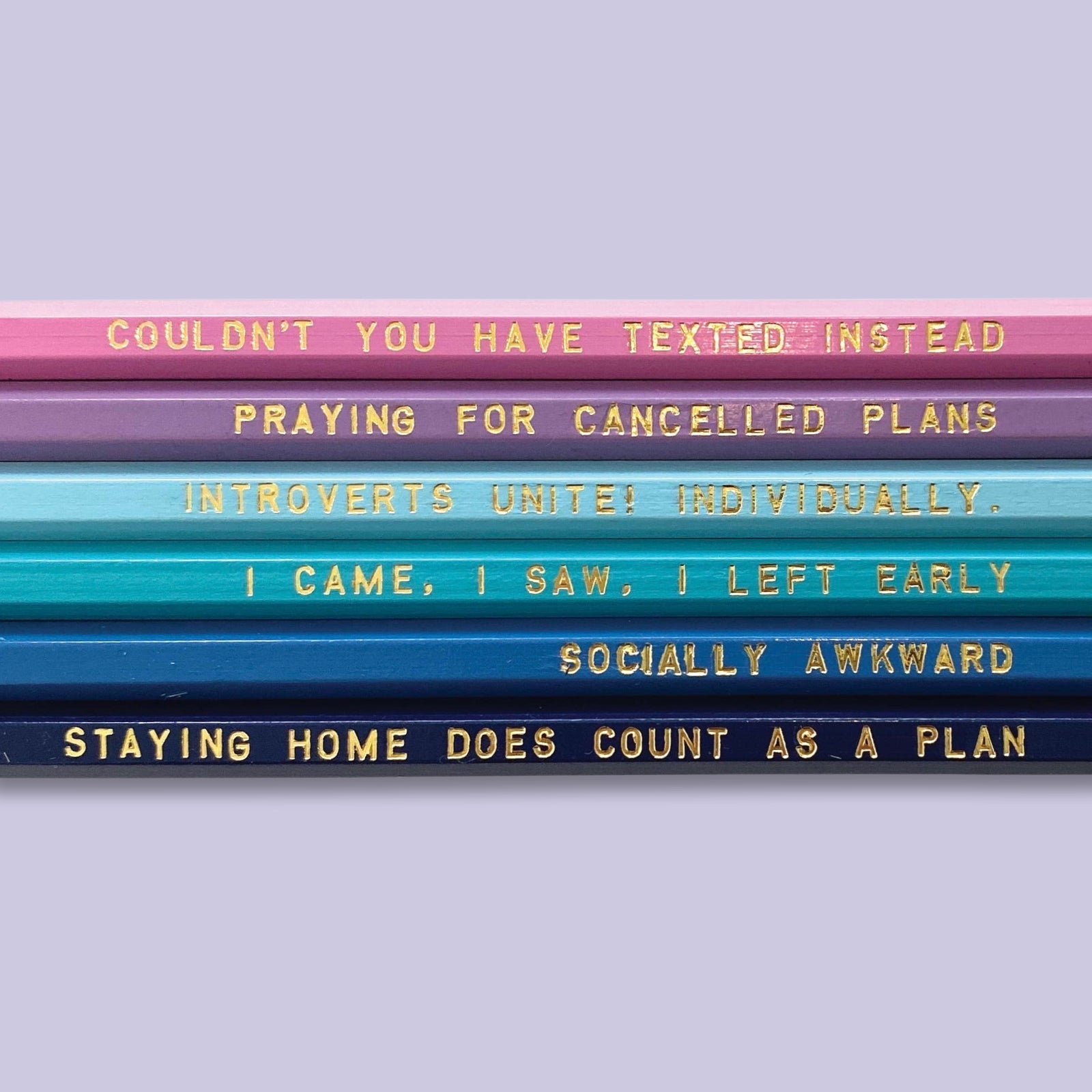 Introvert Pencil Pack - bubblegum market