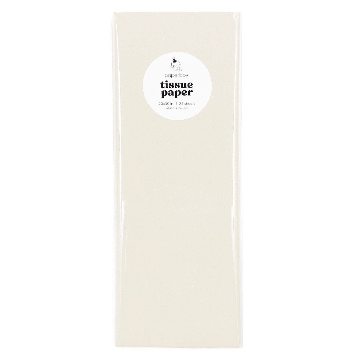 Ivory Tissue Paper (24pk) - bubblegum market