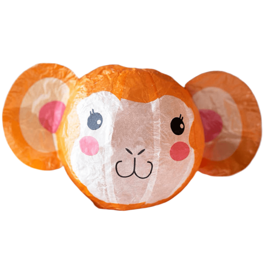 Japanese Paper Balloon Monkey - bubblegum market