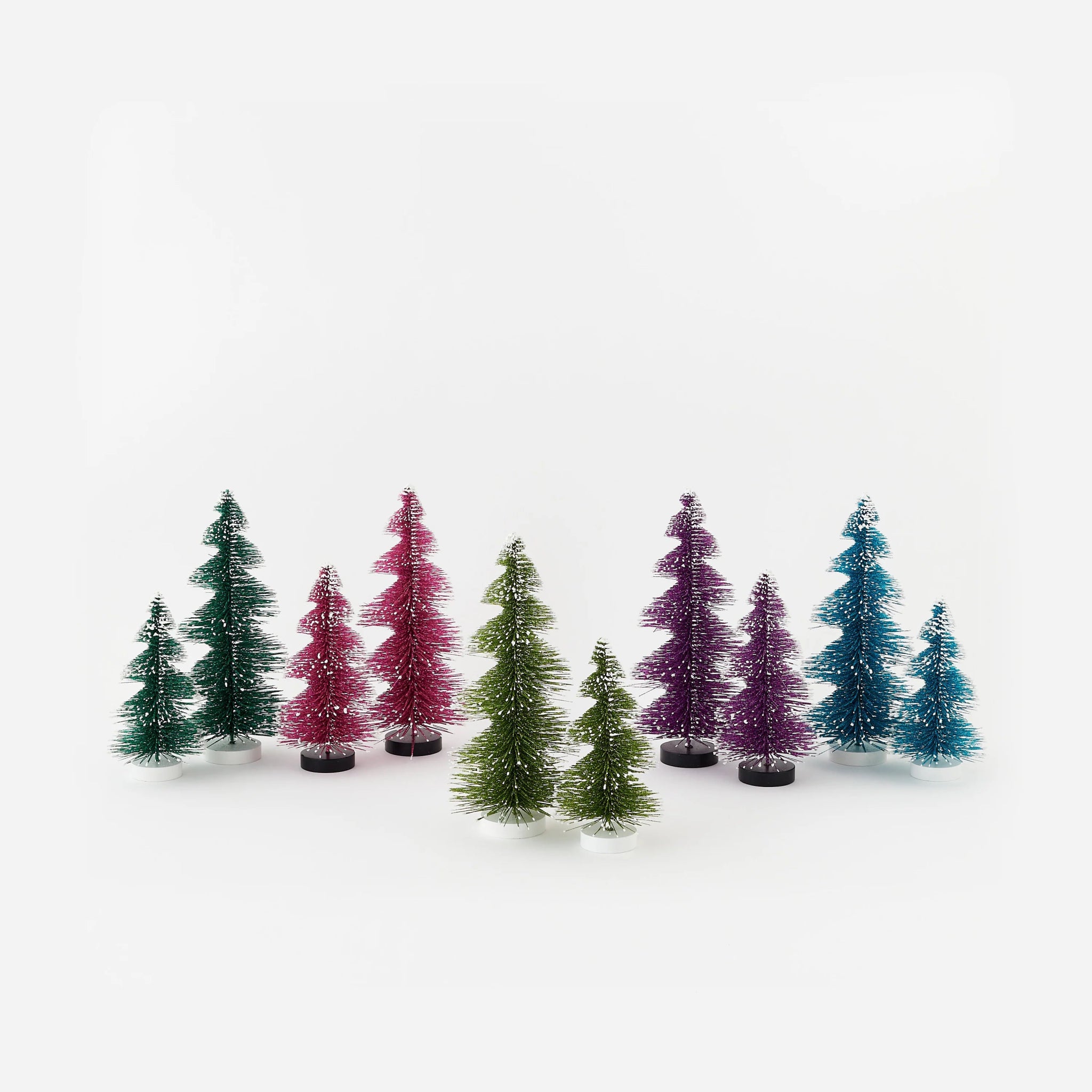 Jewel Tone Spiral Sisal Trees (Set of 2) - bubblegum market