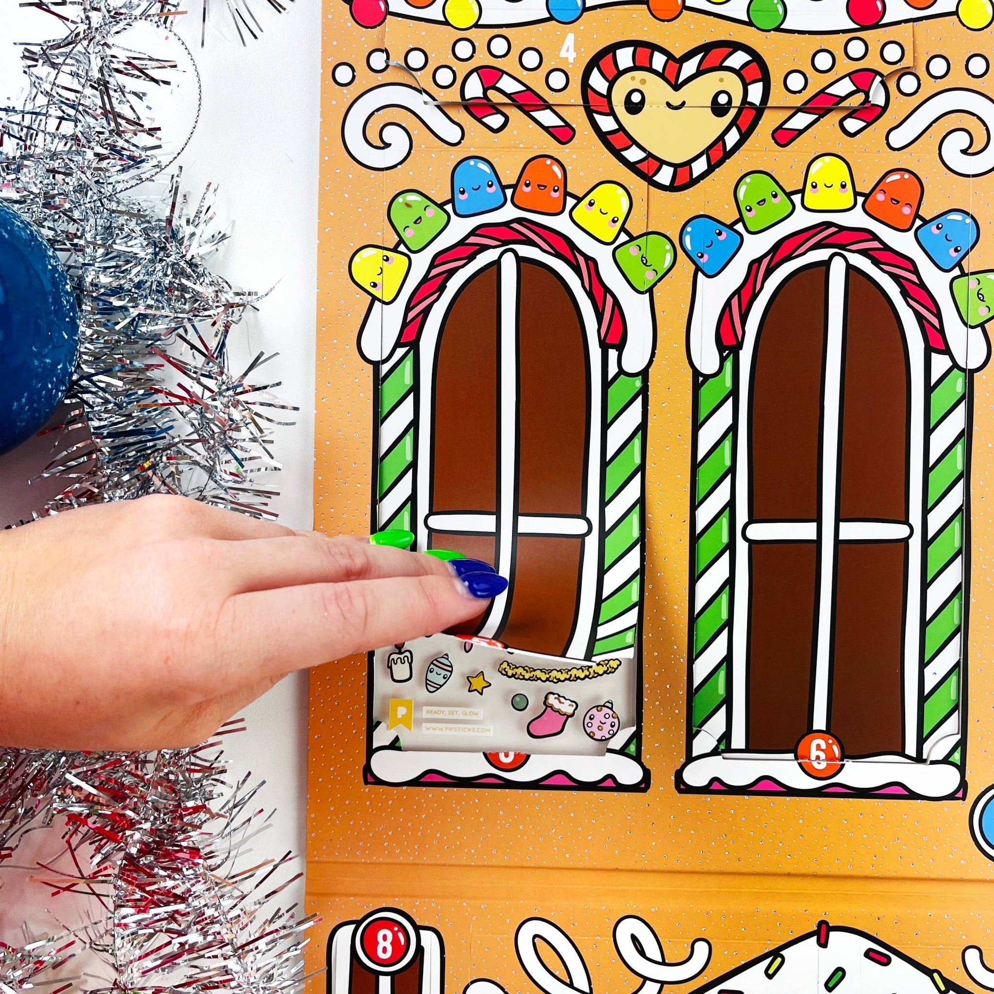 Kawaii Christmas Sticker Advent Calendar - bubblegum market