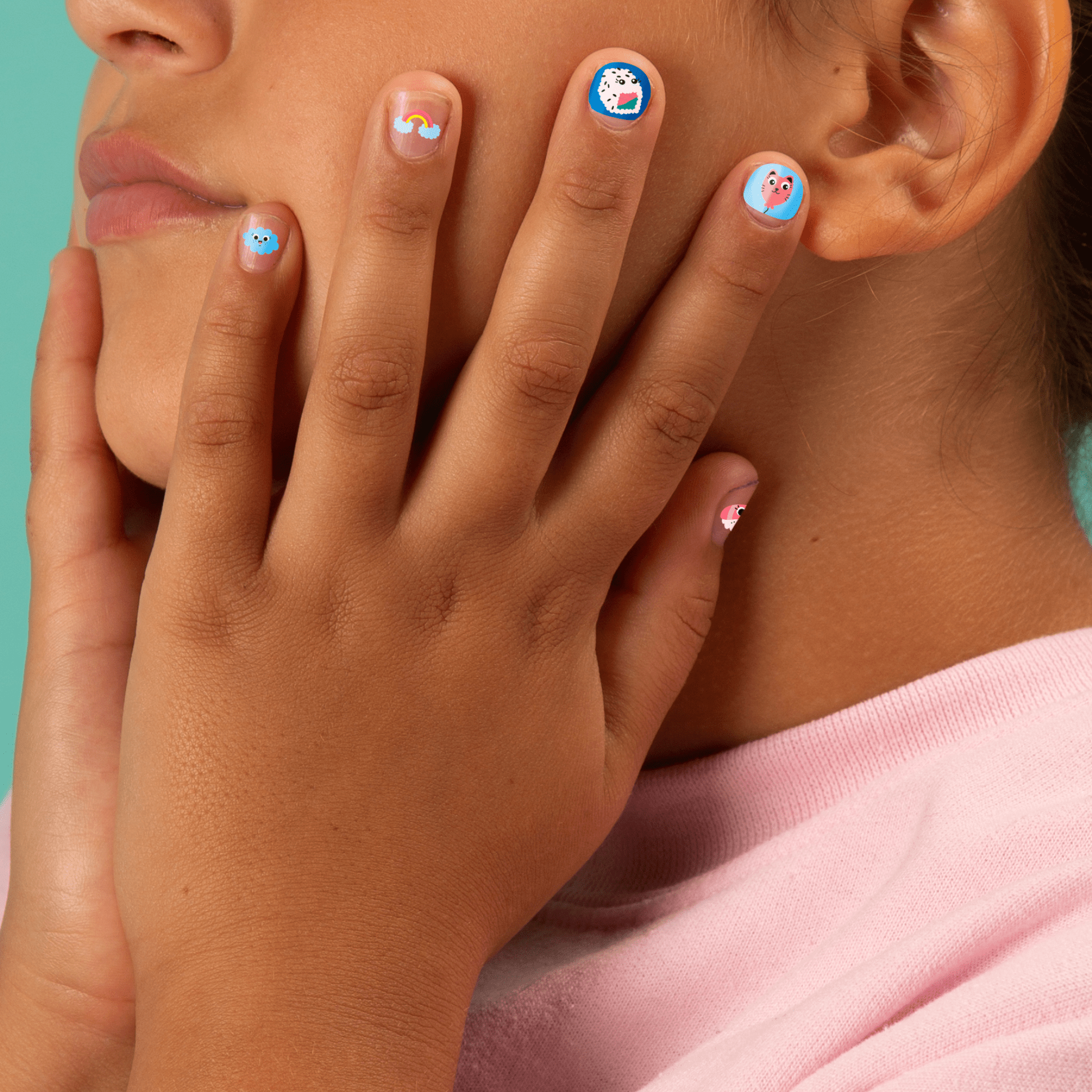 Kids Unicorn Nail Stickers - bubblegum market