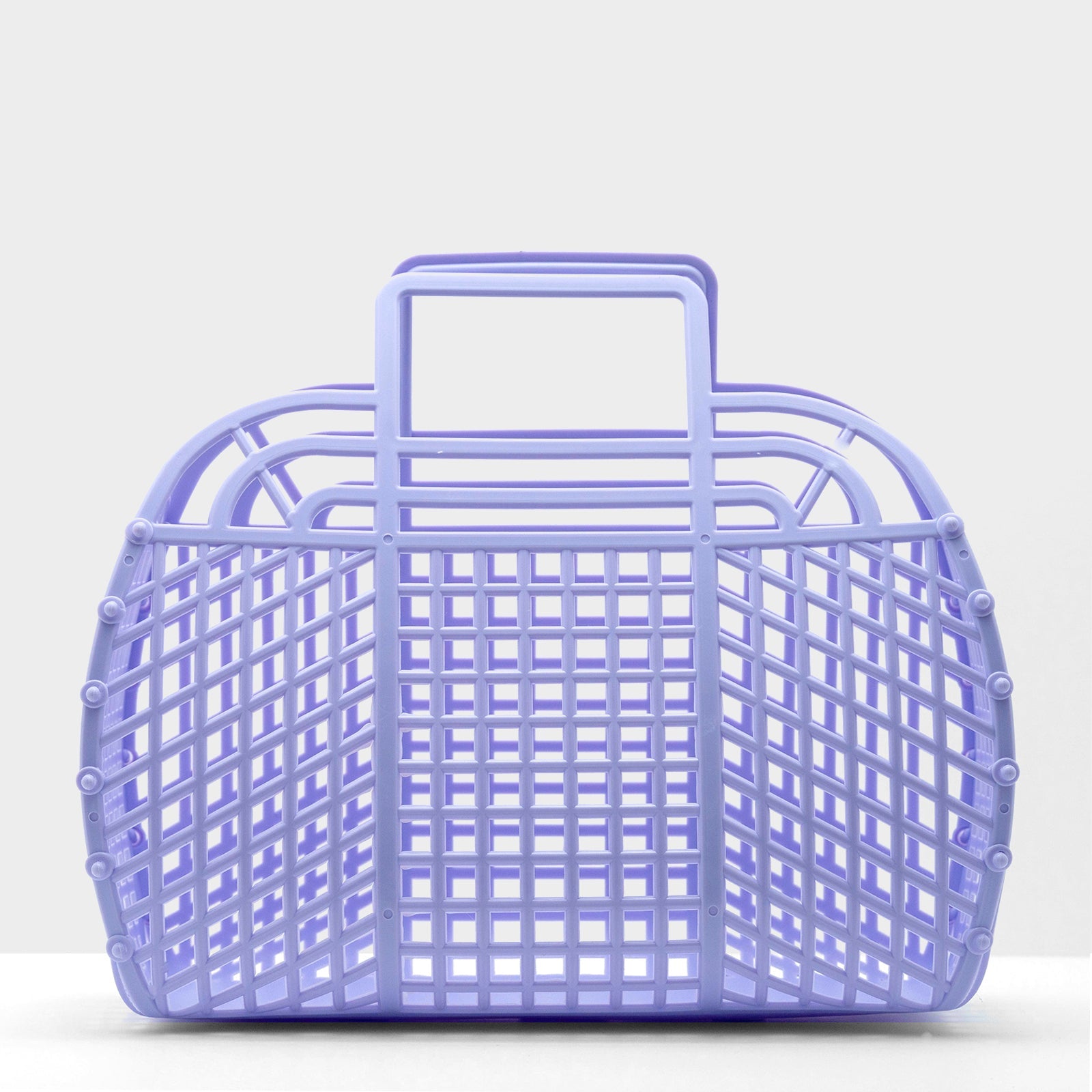 Large Lavender Jelly Basket - bubblegum market