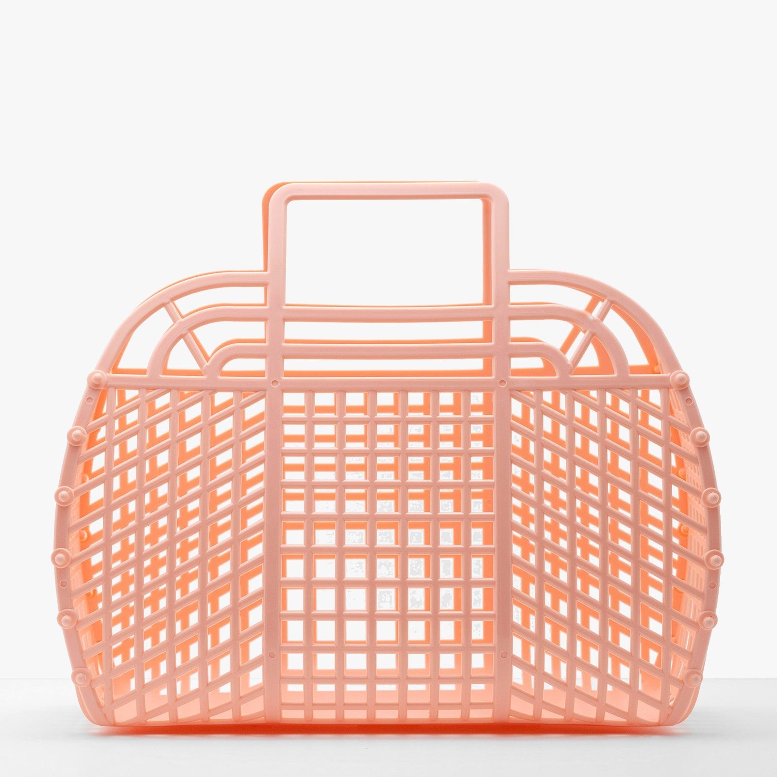 Large Peach Jelly Basket - bubblegum market