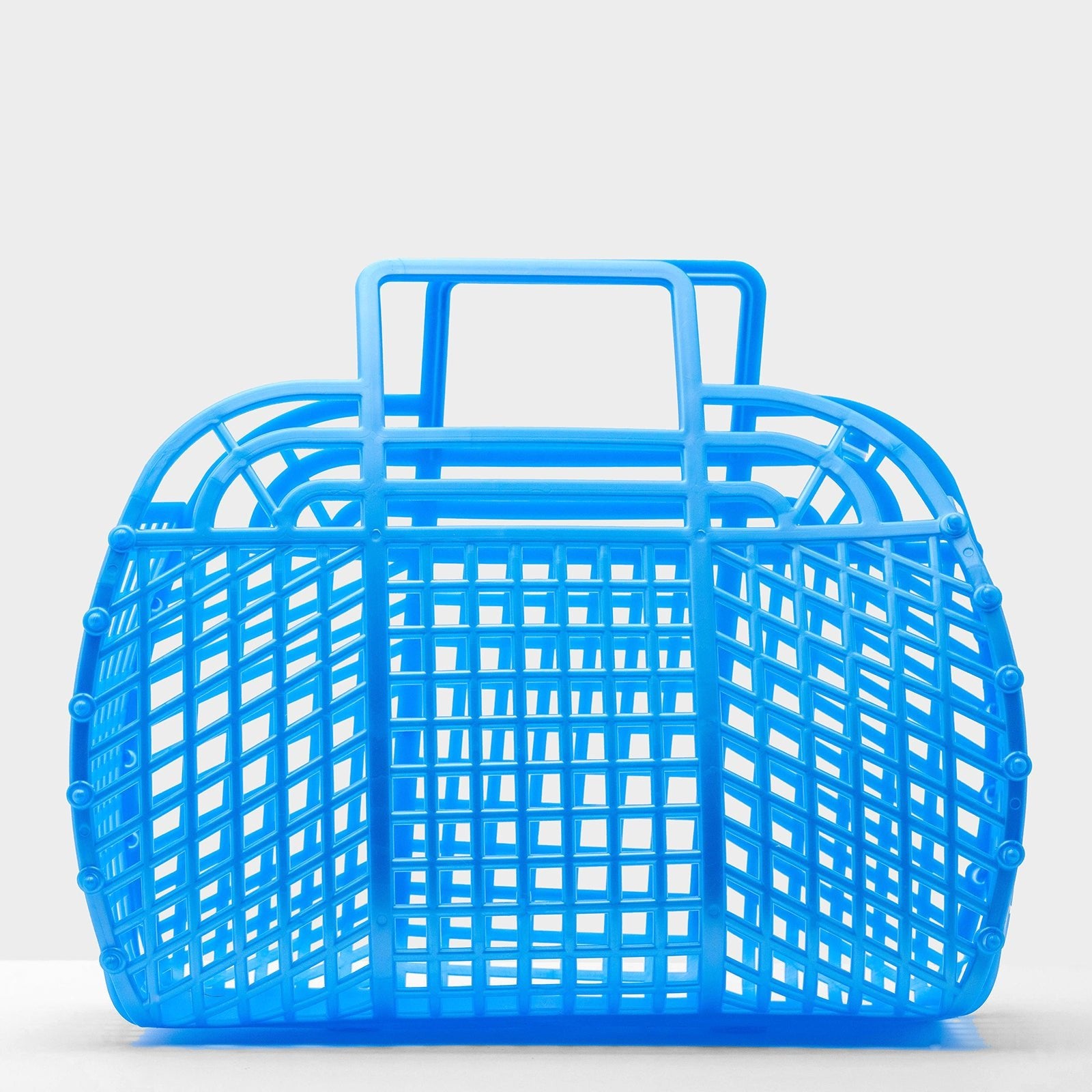Large Pearl Blue Jelly Basket - bubblegum market