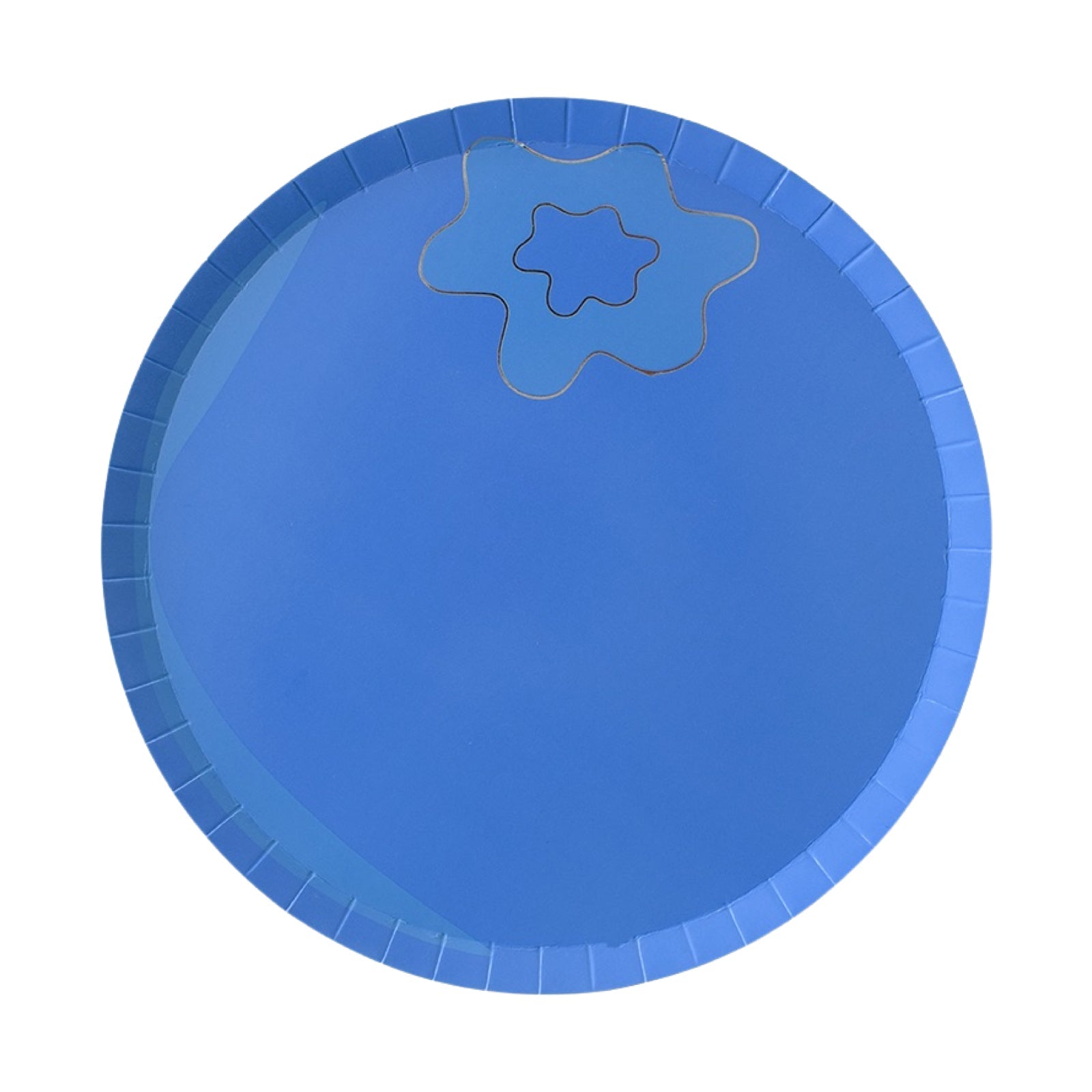 Le Dinner Blueberry Dessert Plates 8" - bubblegum market