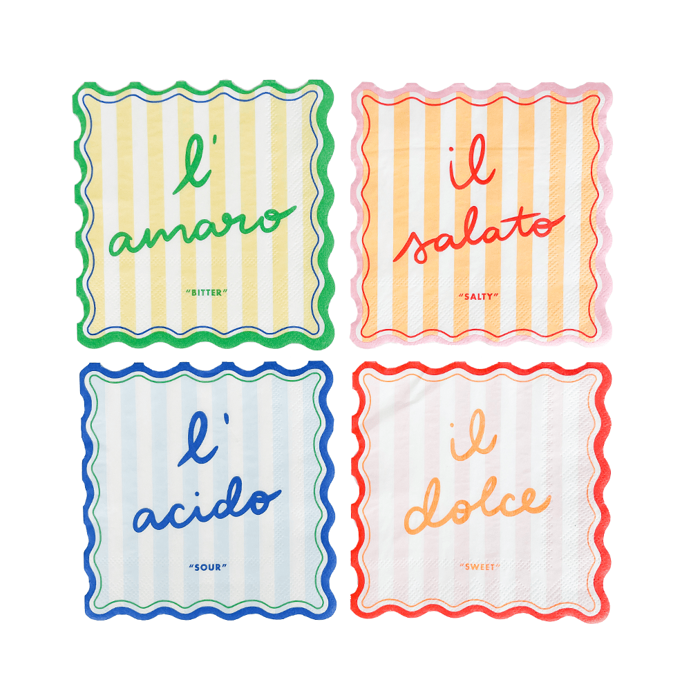 Le Dinner Cocktail Napkins - bubblegum market