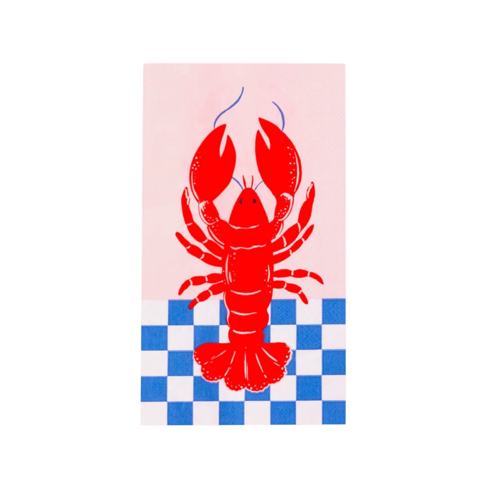 Le Lobster Guest Towel Napkins - bubblegum market