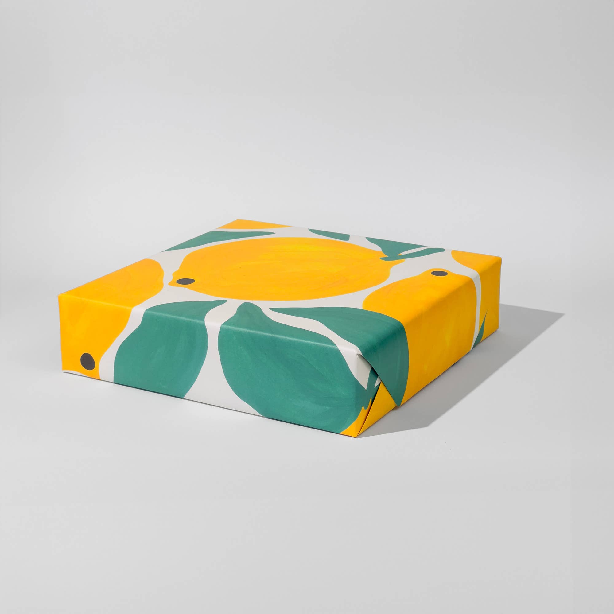 Lemons Gift Wrap Sheet - bubblegum market