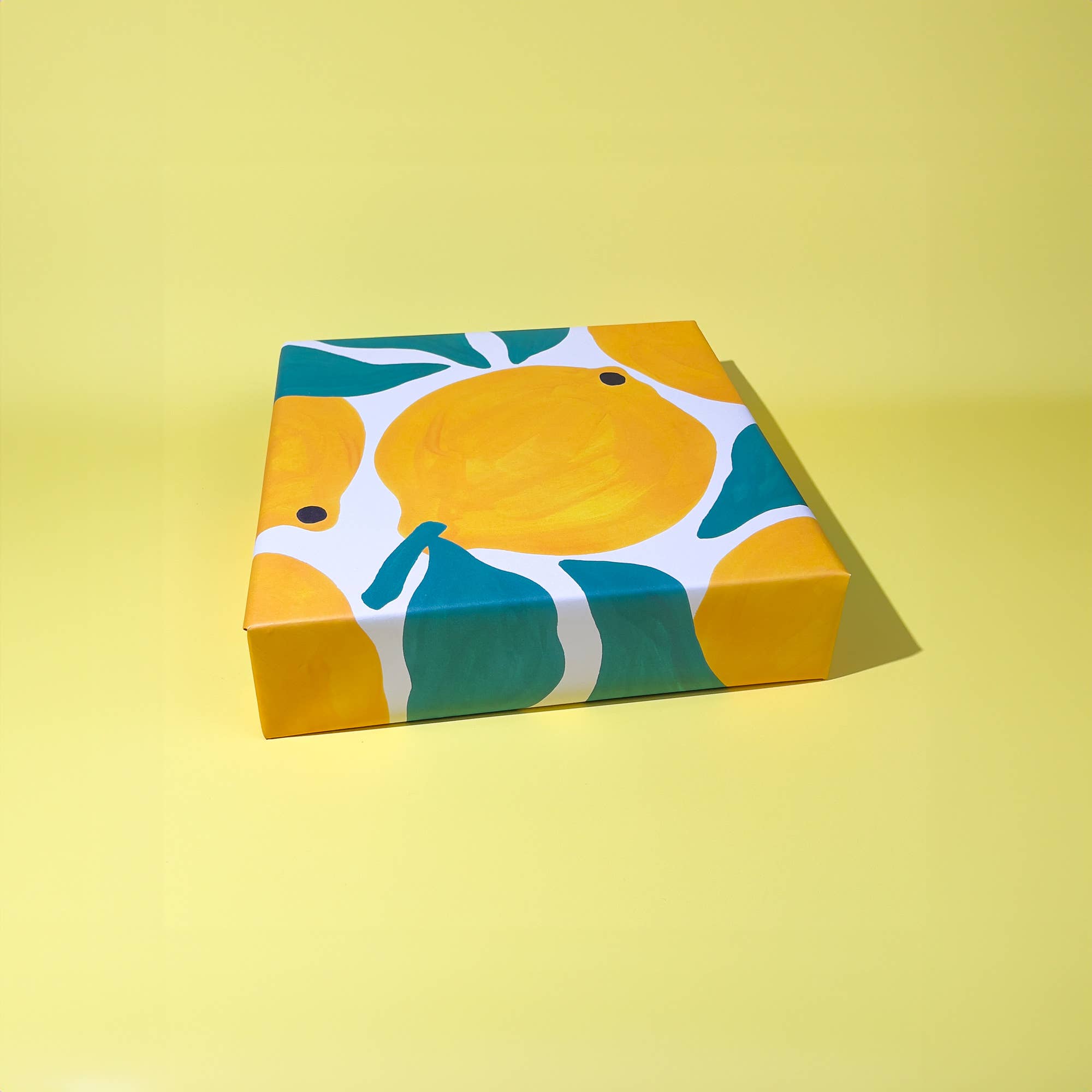 Lemons Gift Wrap Sheet - bubblegum market