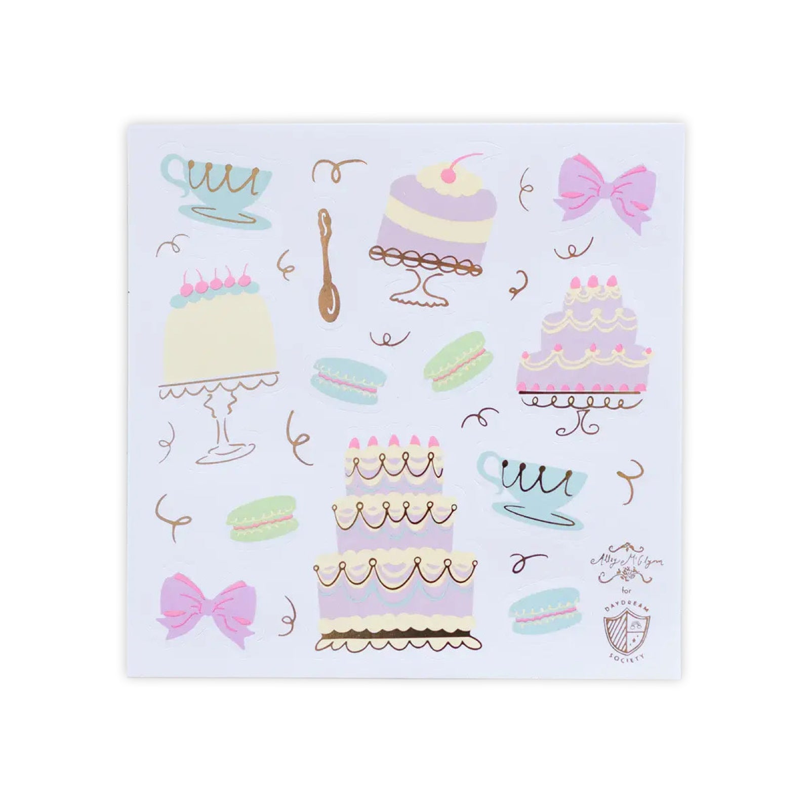 Let Them Eat Cake Sticker Sheets (4pk) - bubblegum market