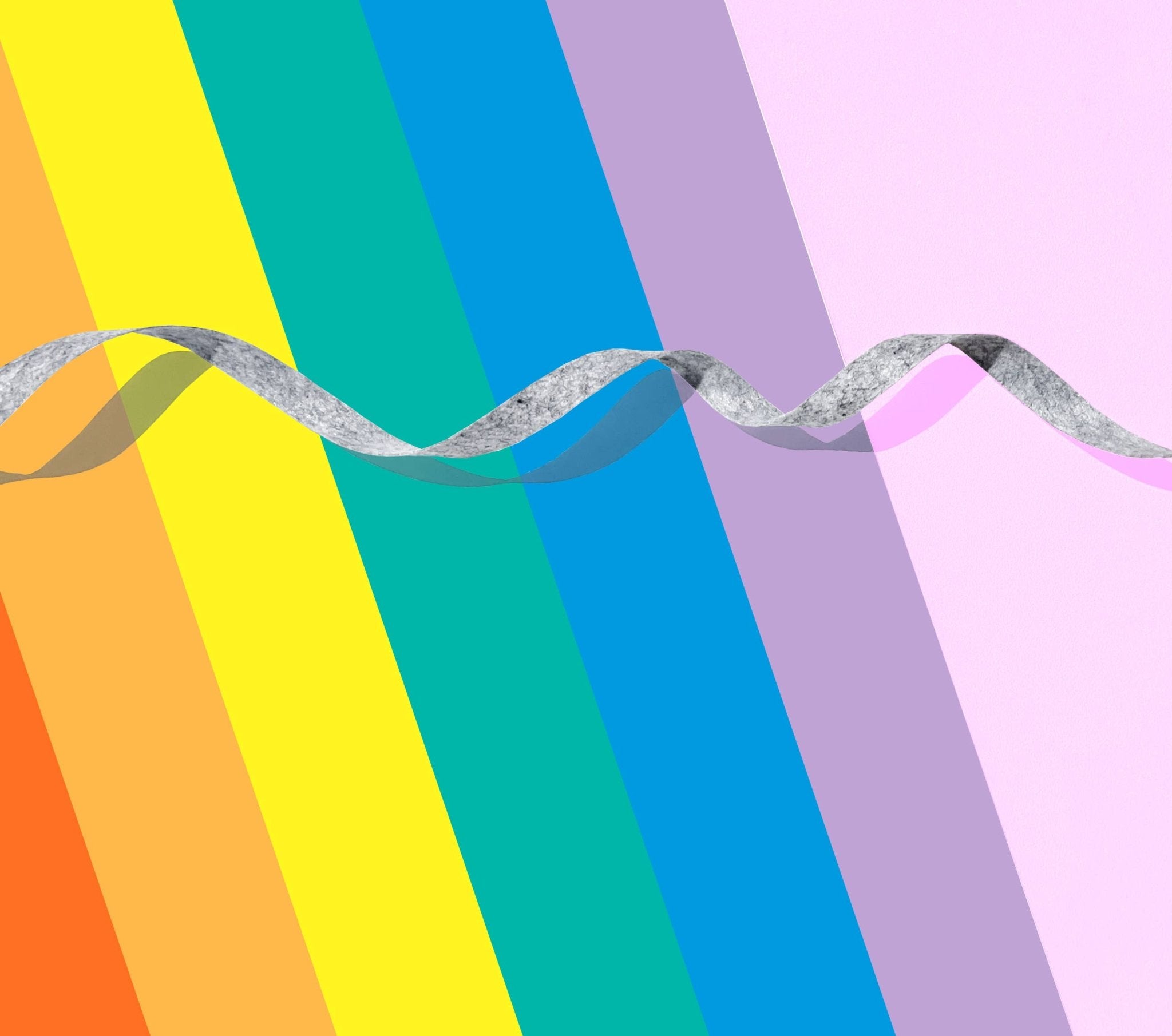 LGBTQIA+ Rainbow Pride Wrapping Paper Sheets (Roll of 3) - bubblegum market