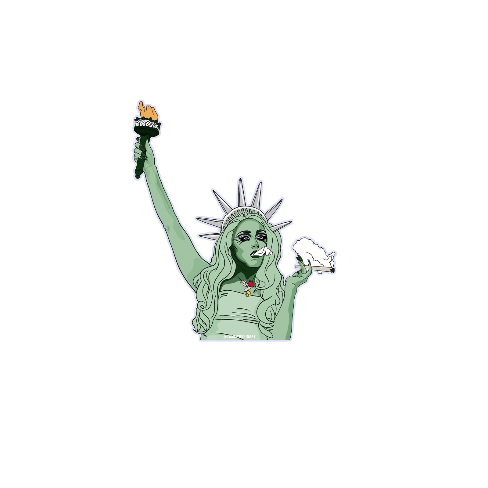 Liberty Roan Vinyl Sticker - bubblegum market