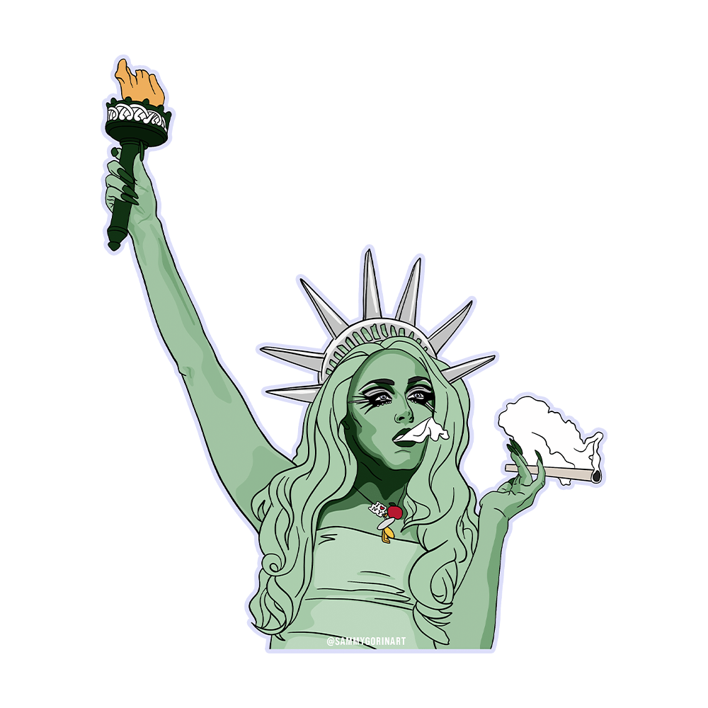 Liberty Roan Vinyl Sticker - bubblegum market