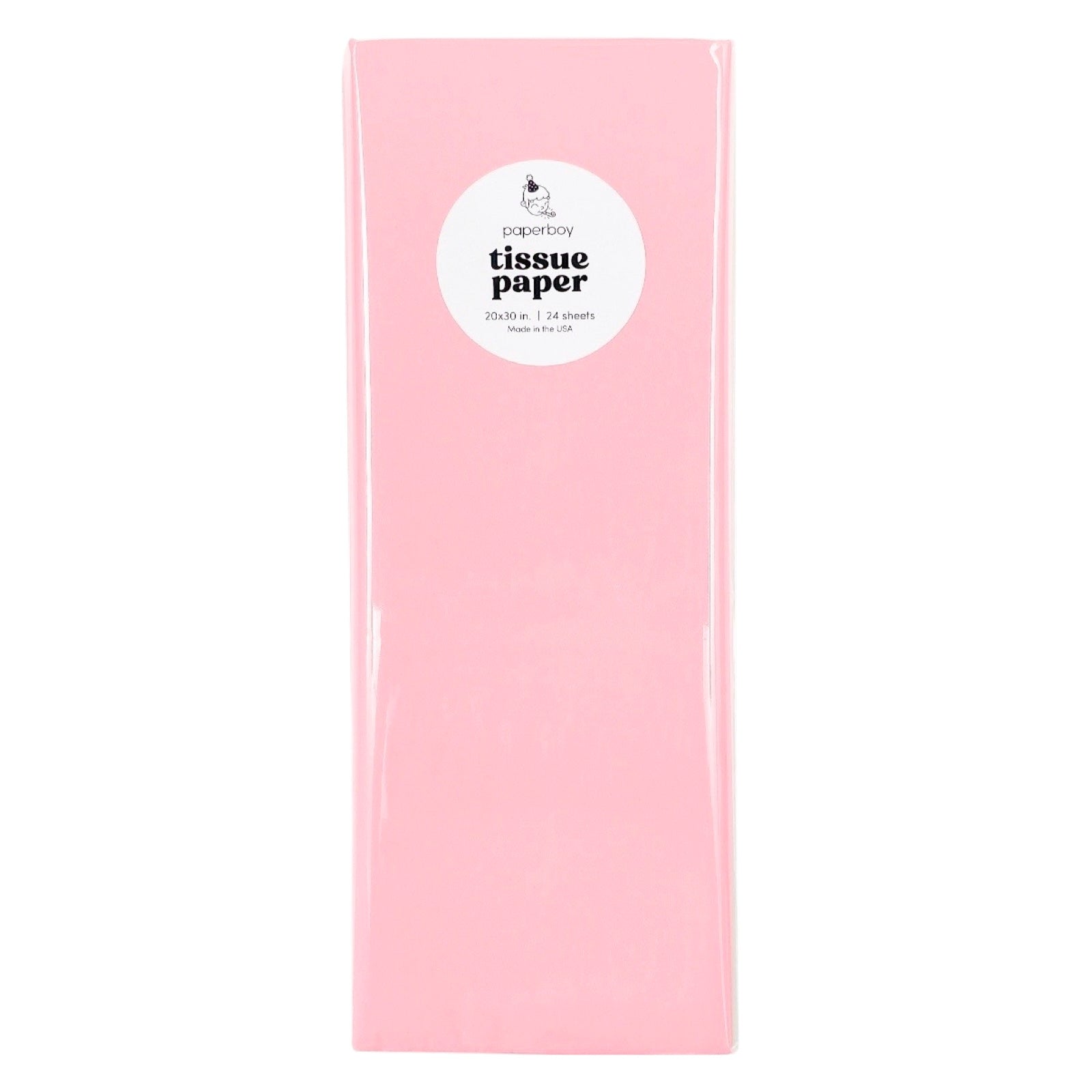 Light Pink Tissue Paper (24pk) - bubblegum market