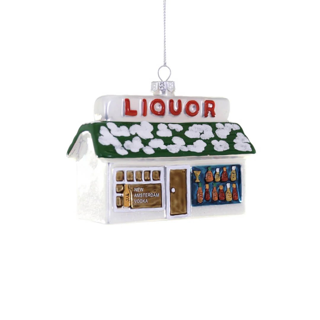 Liquor Store Ornament 4.25" - bubblegum market