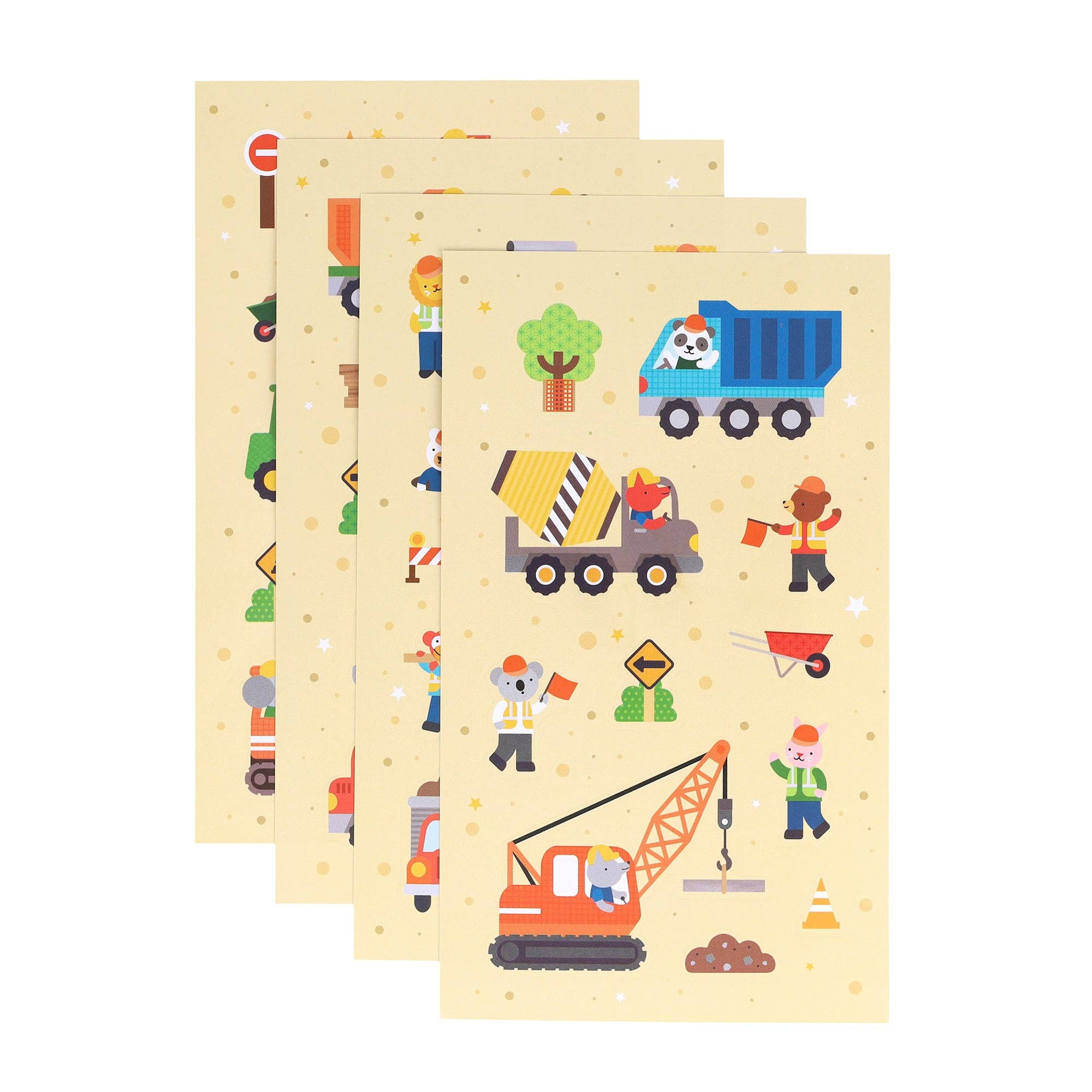 Little Builders Mini Sticker Scene Set - bubblegum market
