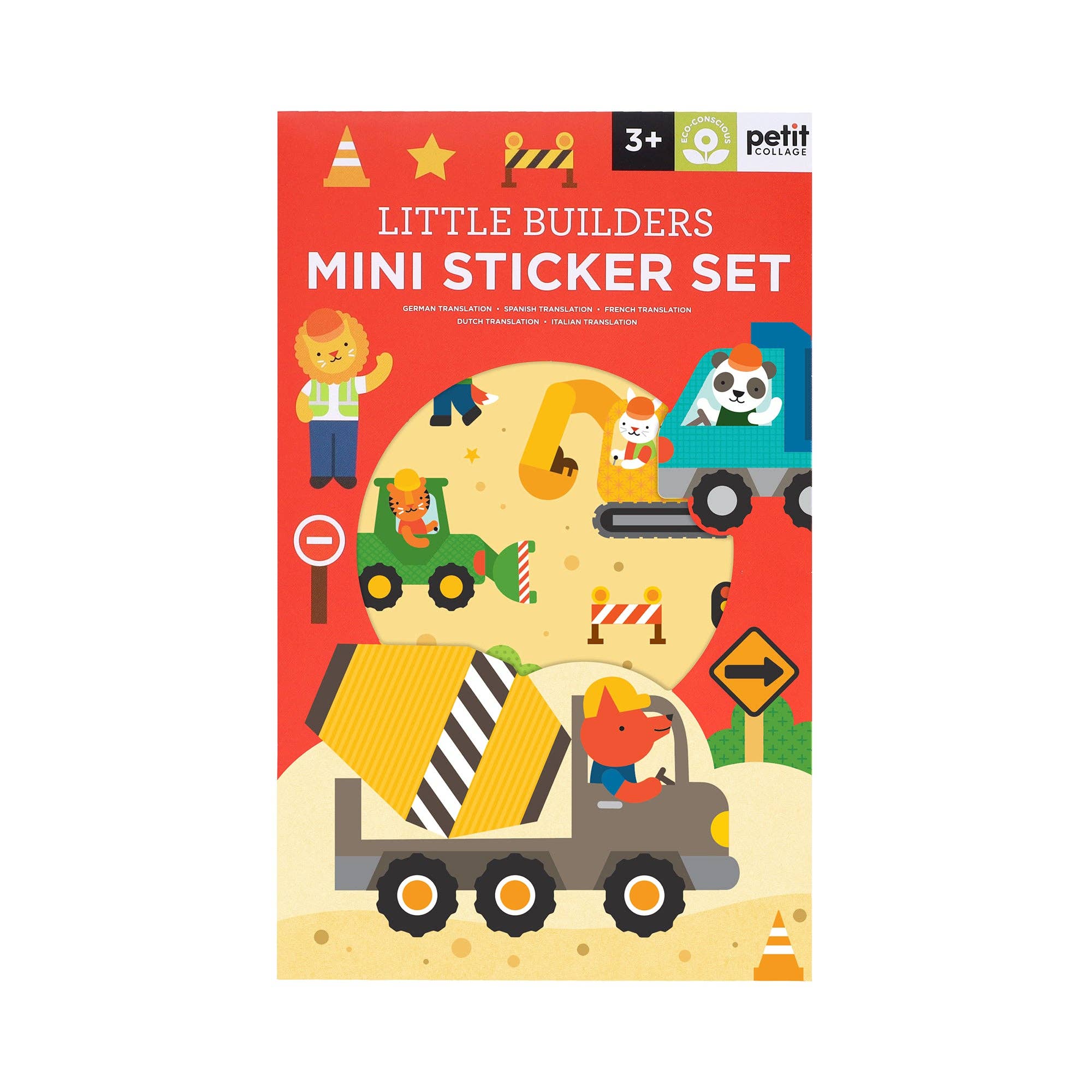 Little Builders Mini Sticker Scene Set - bubblegum market