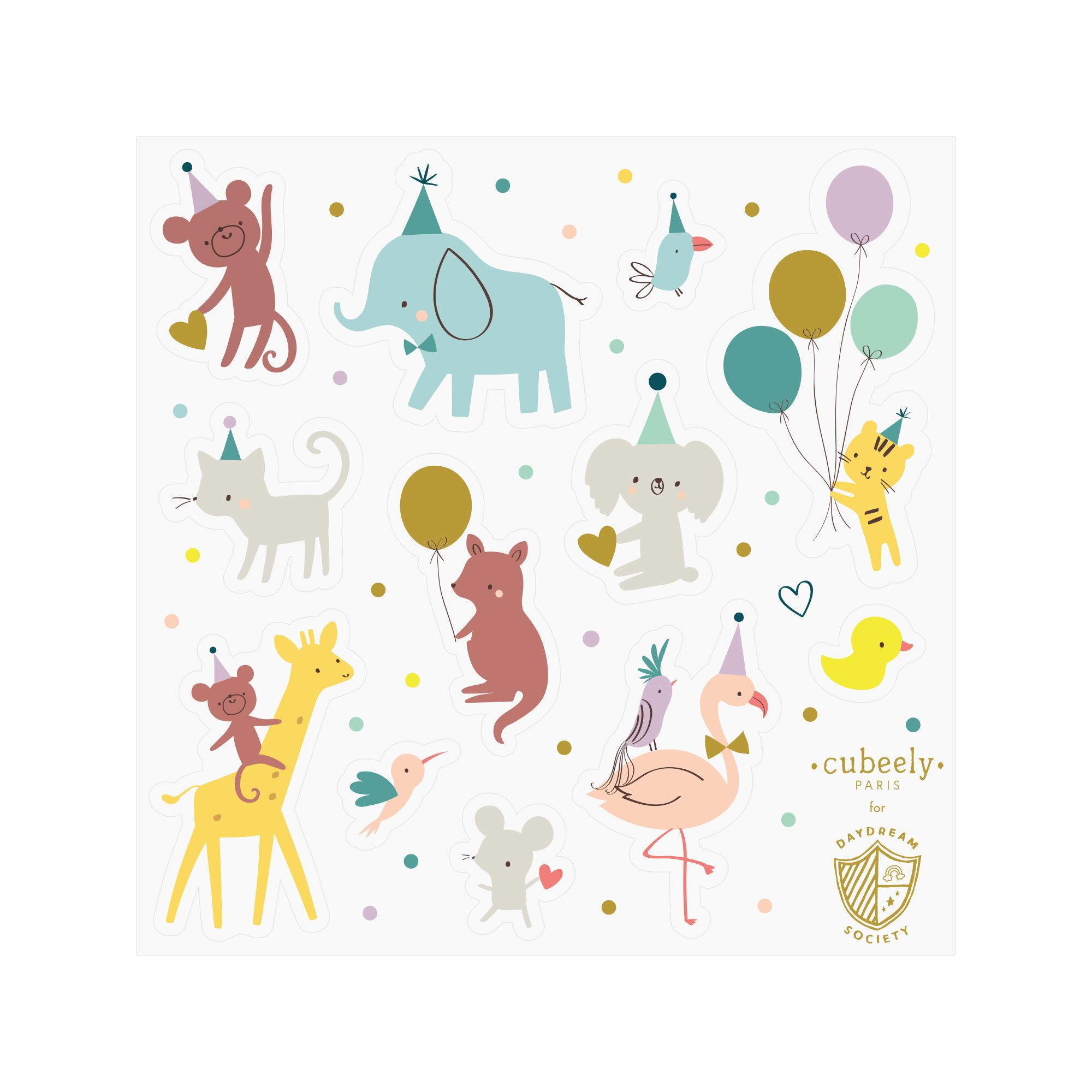Little Celebrations Sticker Sheets (4pk) - bubblegum market