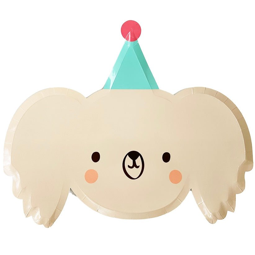 Little Celebrations XL Koala Party Plates 13" - bubblegum market