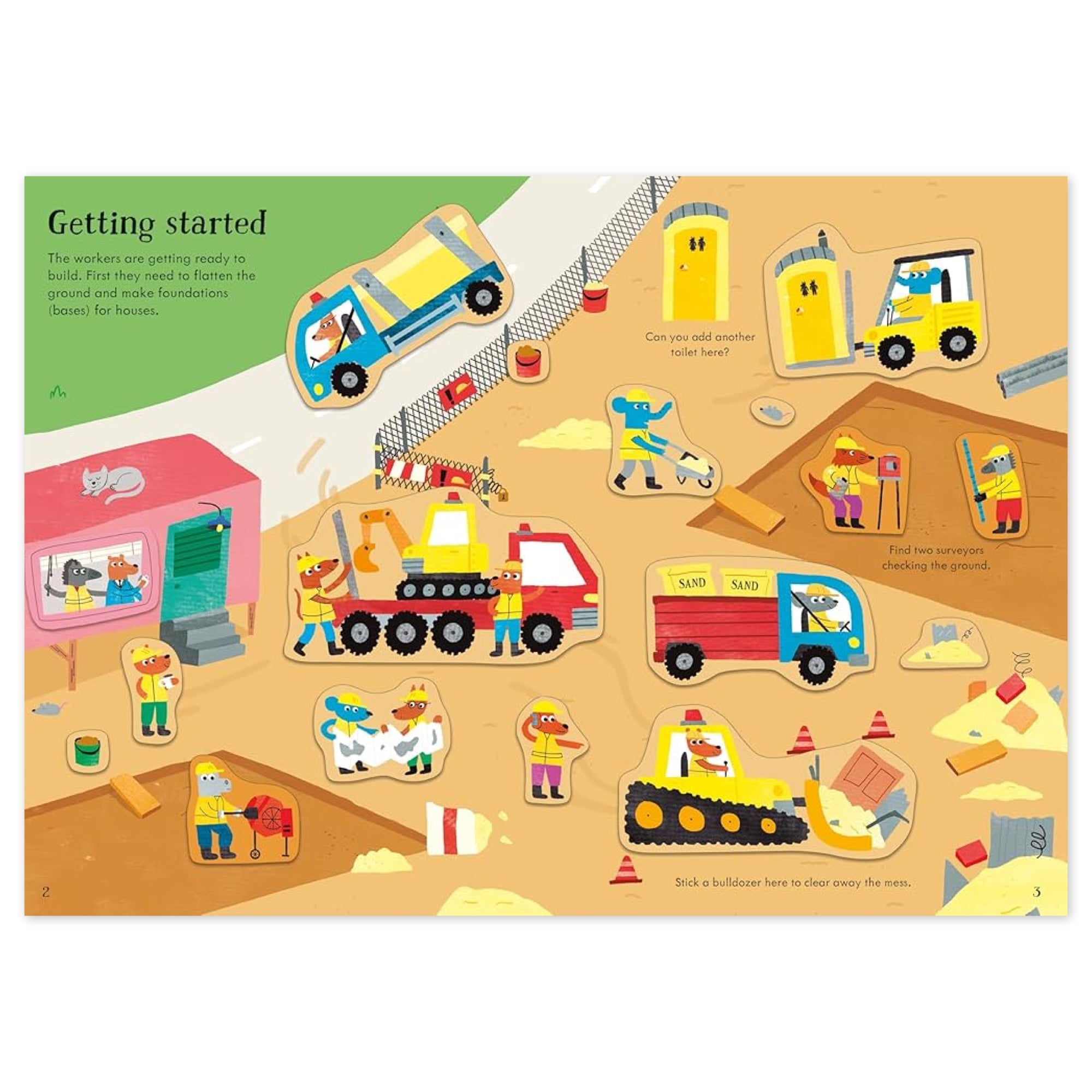 Little First Stickers: Construction Site - bubblegum market