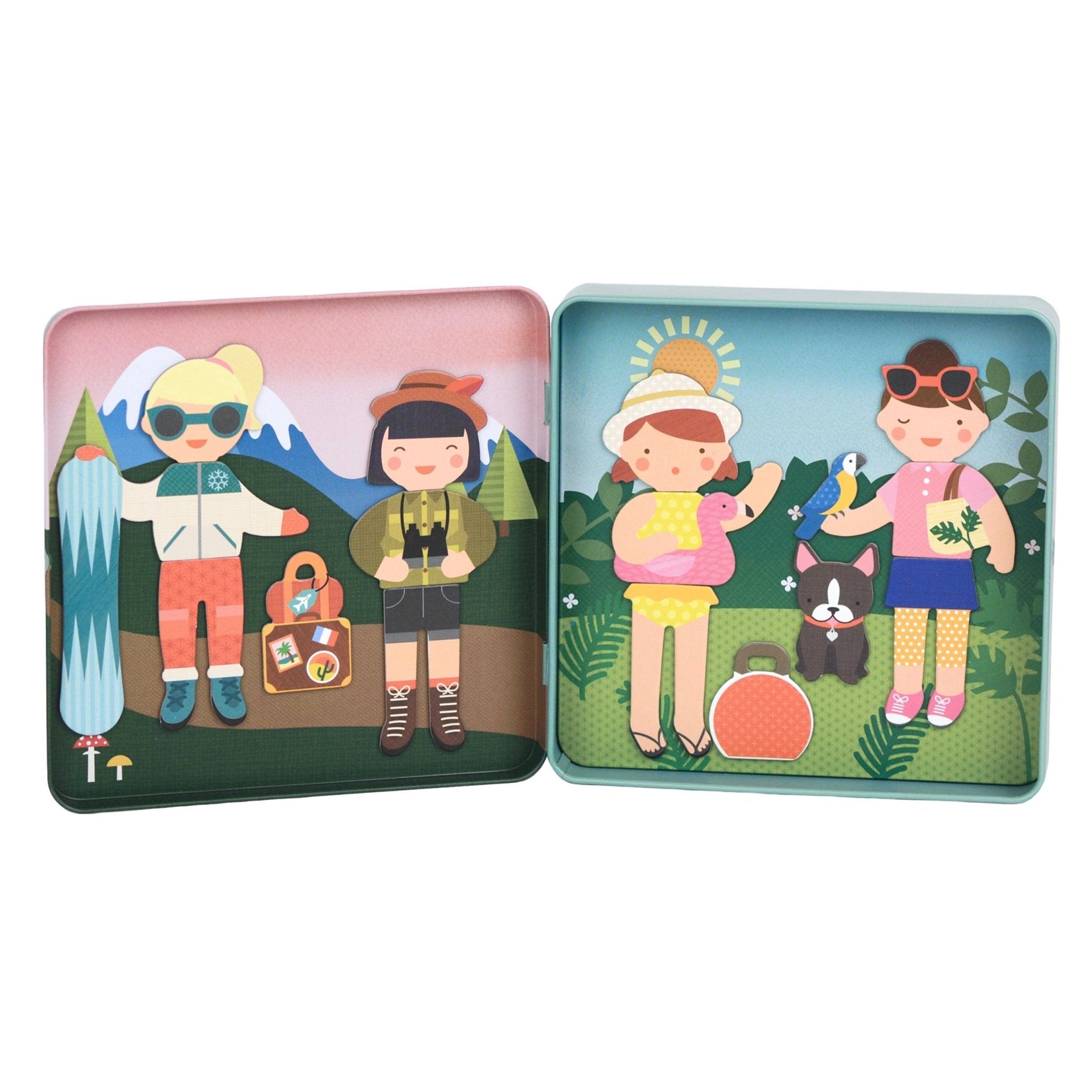 Little Travelers Magnetic Play Set - bubblegum market