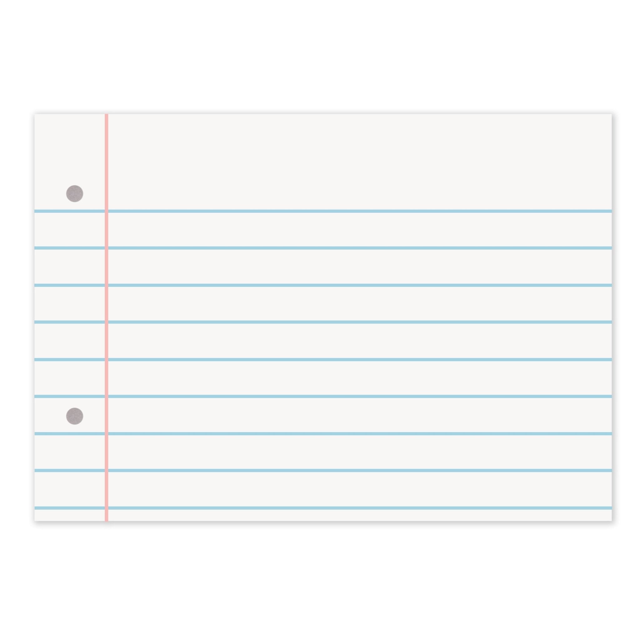 Loose Leaf Paper Placemat - bubblegum market