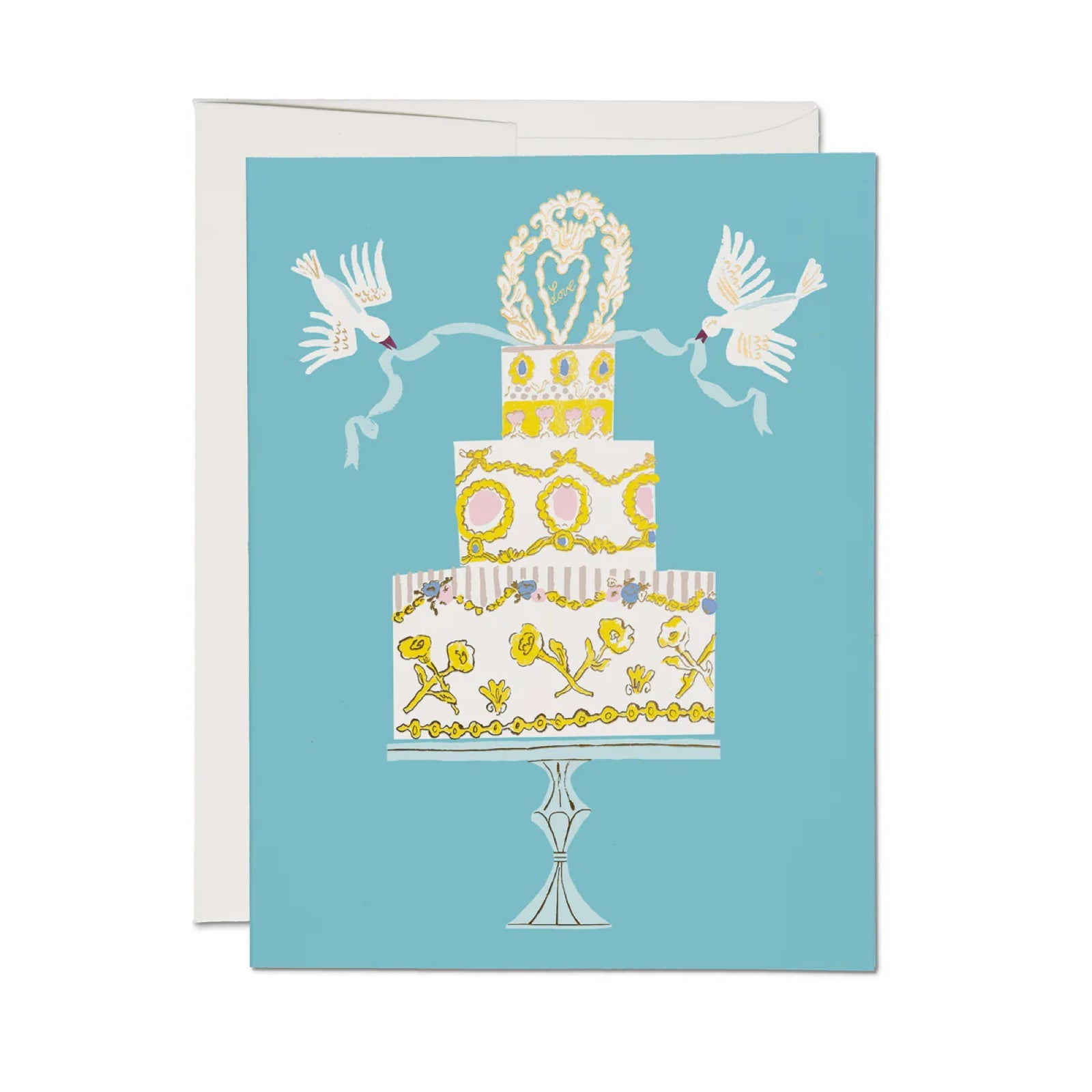 Love Cake Greeting Card - bubblegum market
