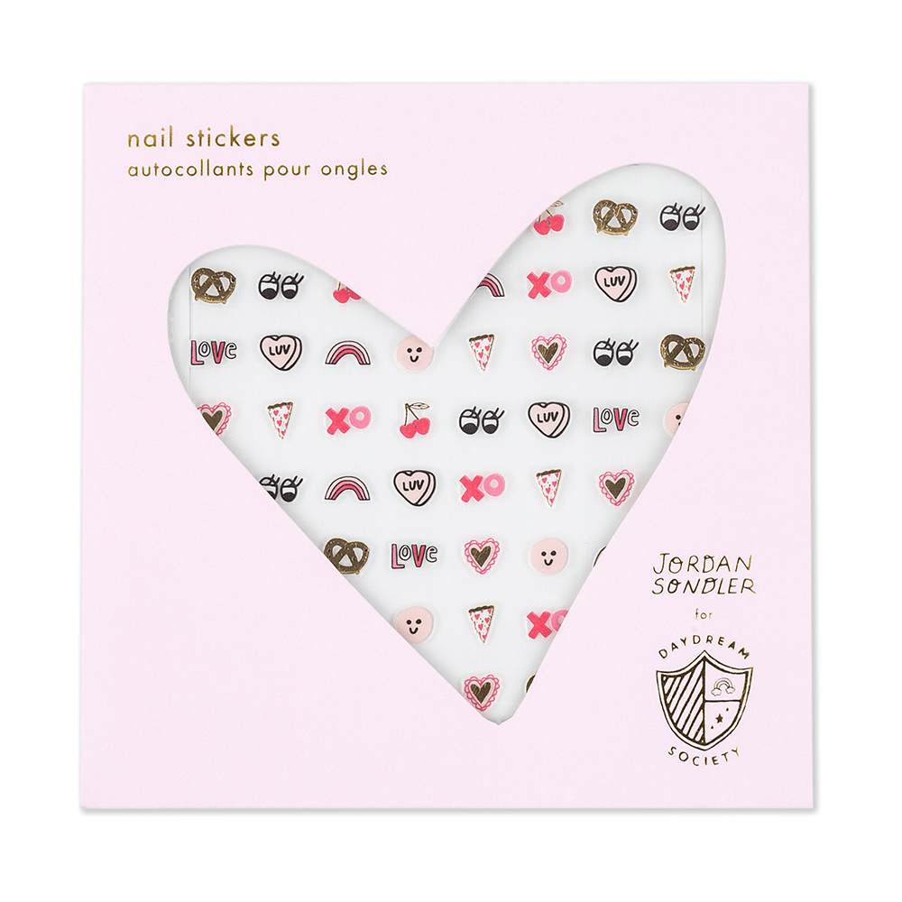 Love Notes Nail Stickers - bubblegum market