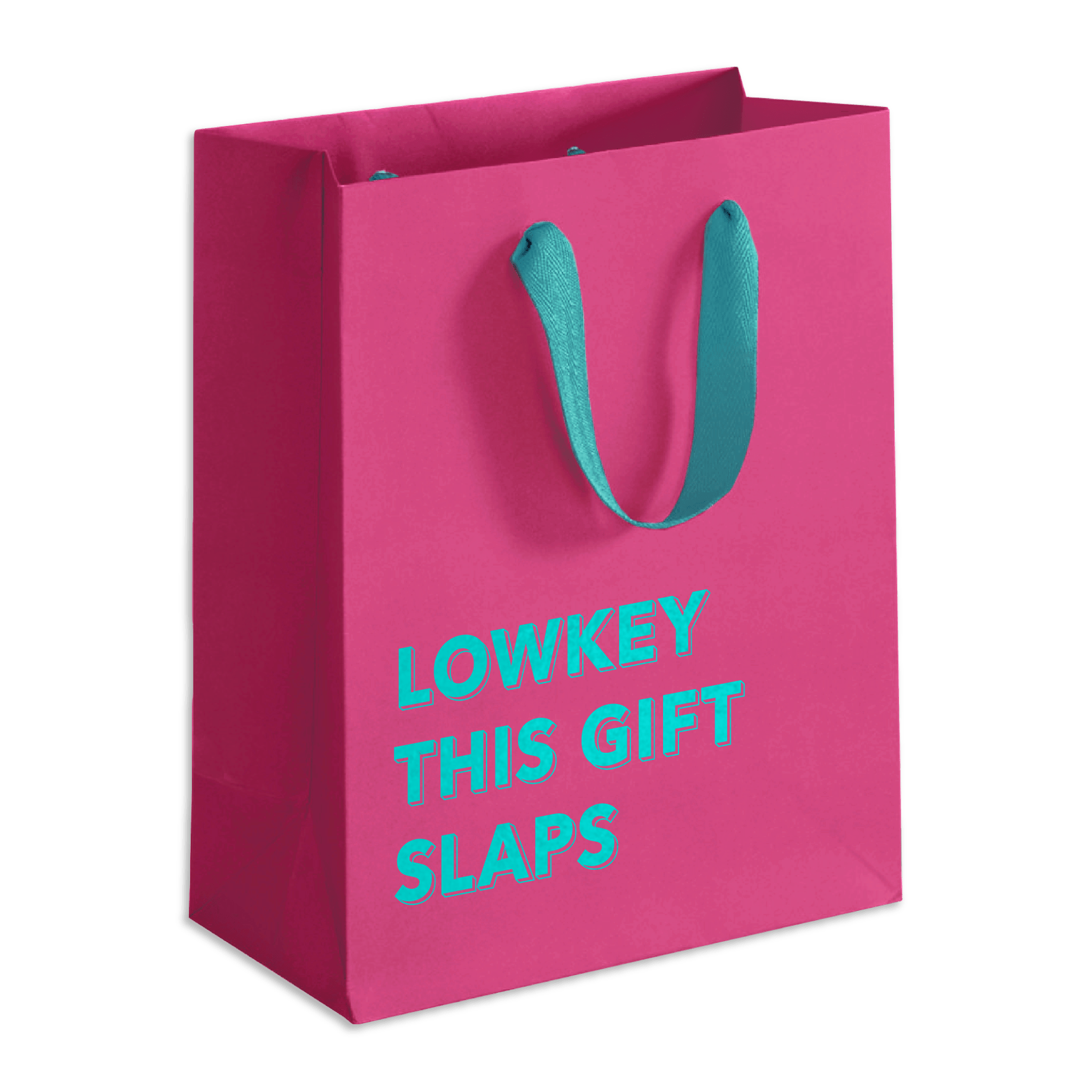 LOWKEY Magenta Gift Bag - bubblegum market