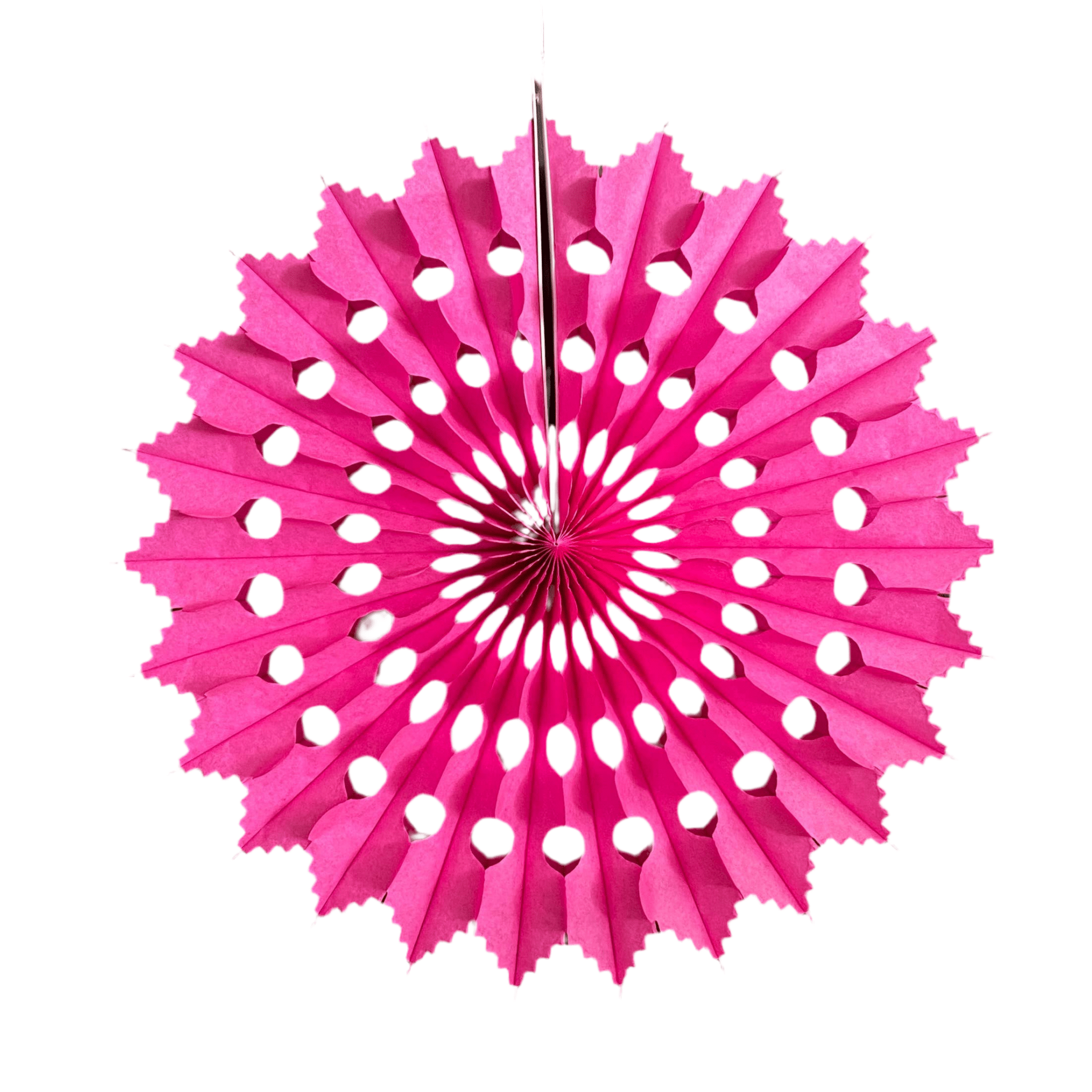Magenta Paper Fan 12" - bubblegum market