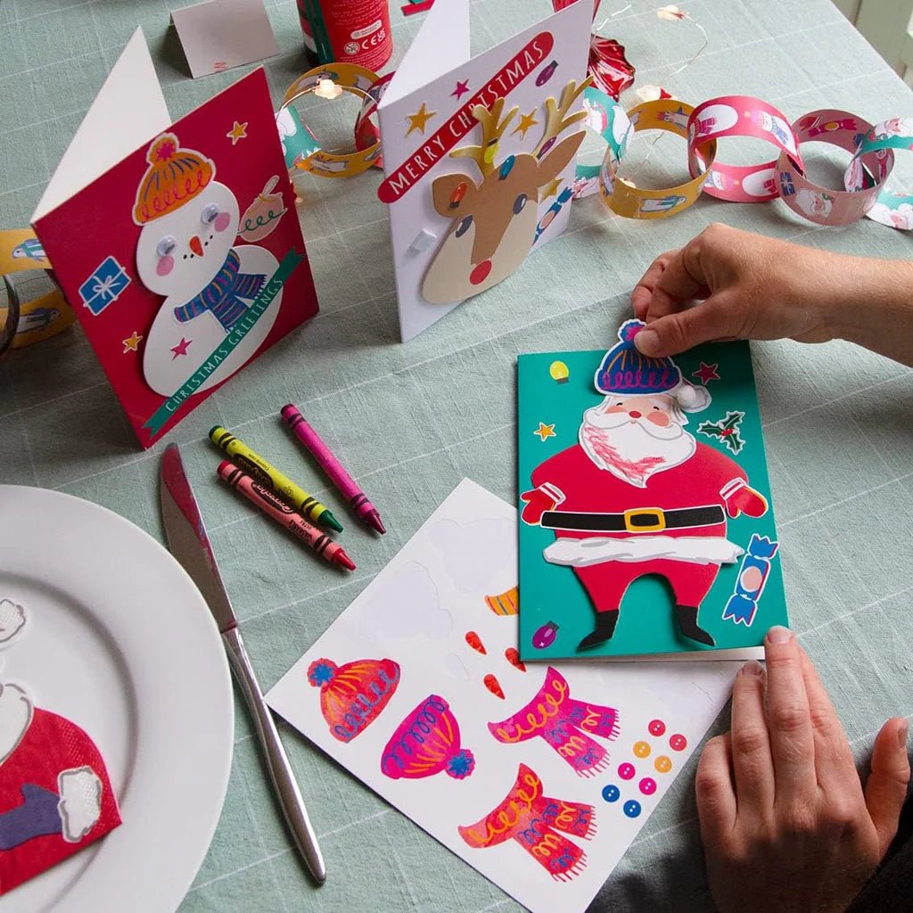 Make Your Own Christmas Cards Kit (12 Pk) - bubblegum market